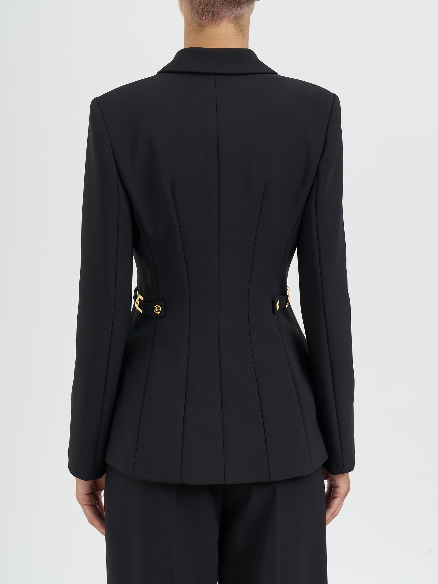 ELISABETTA FRANCHI Stylish Women's Jacket with Jewel Details - Size 40