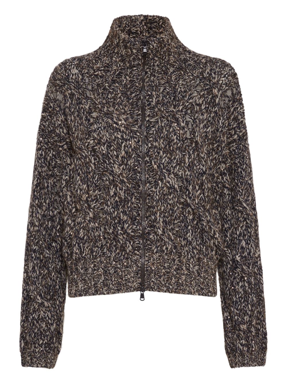 BRUNELLO CUCINELLI Women's Wool Zipped Cardigan