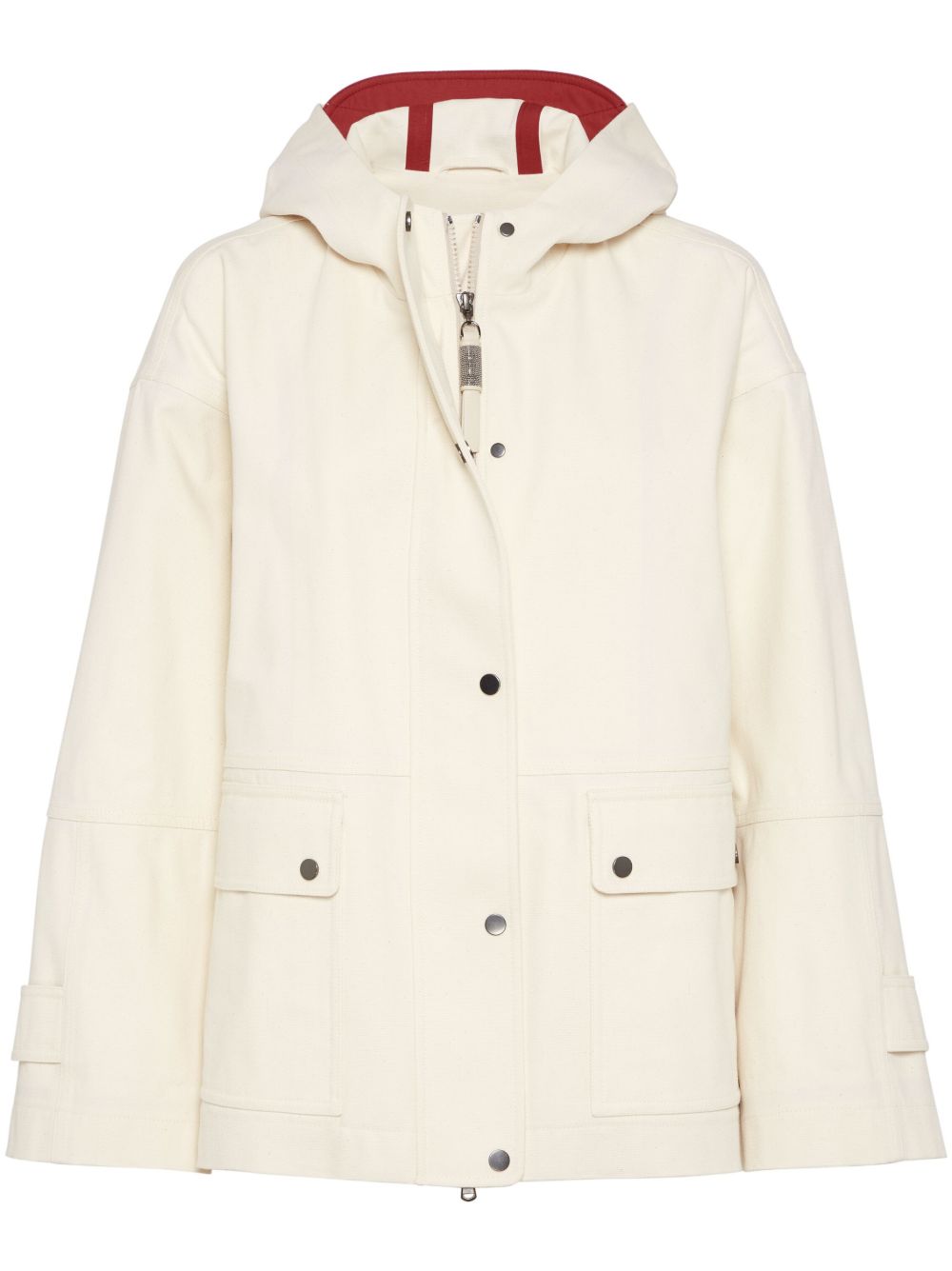 BRUNELLO CUCINELLI Waterproof Hooded Canvas Jacket