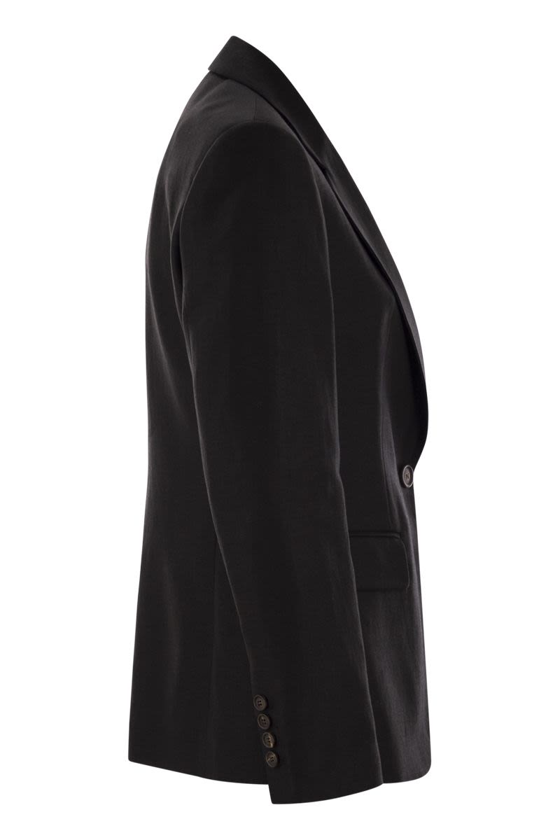 BRUNELLO CUCINELLI Fluid Jacket with Shiny Details for Women