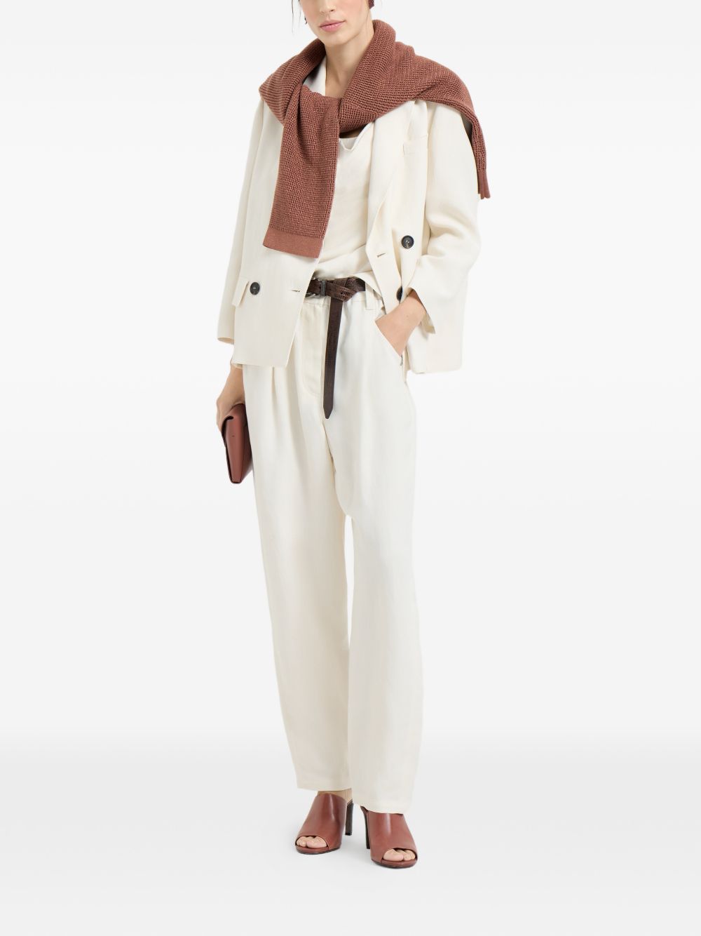 BRUNELLO CUCINELLI Double-Breasted Women's Jacket