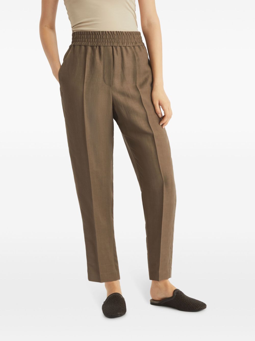 BRUNELLO CUCINELLI Baggy Pull-Up Pants - Size 40