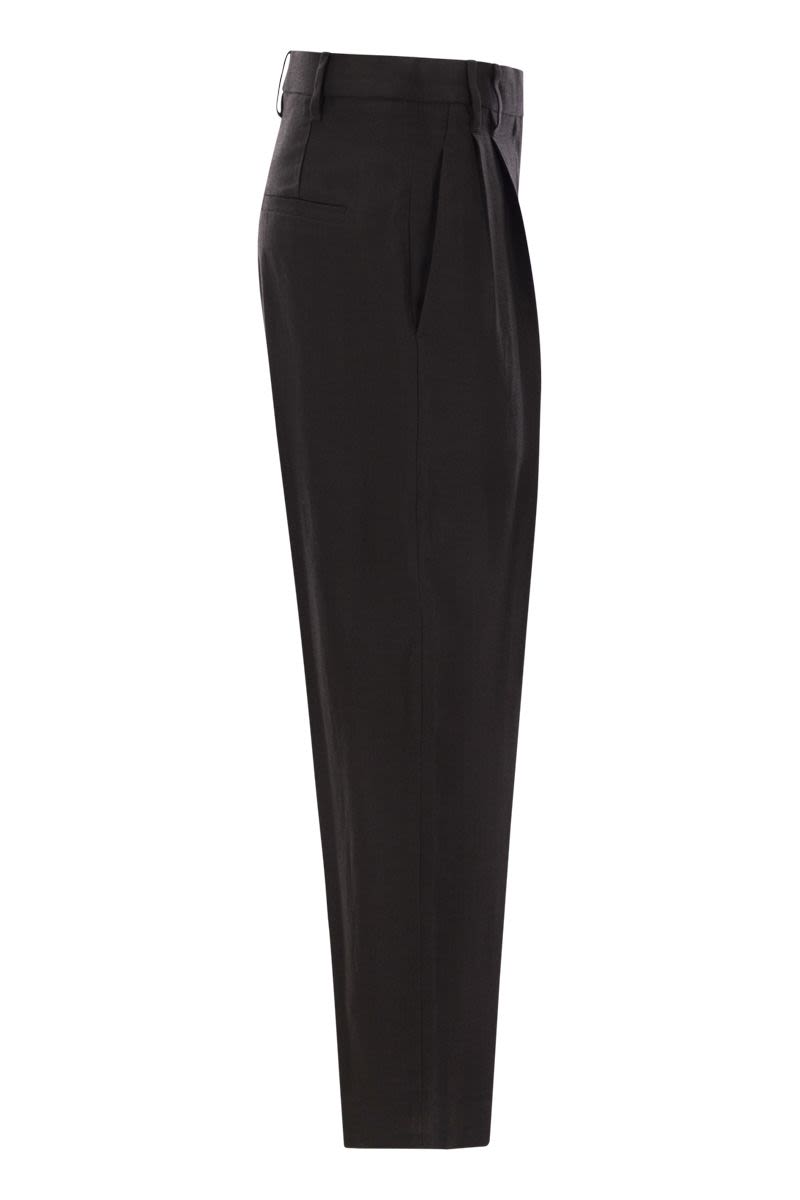 BRUNELLO CUCINELLI Relaxed Silhouette Slouchy Trousers for Women - SS25