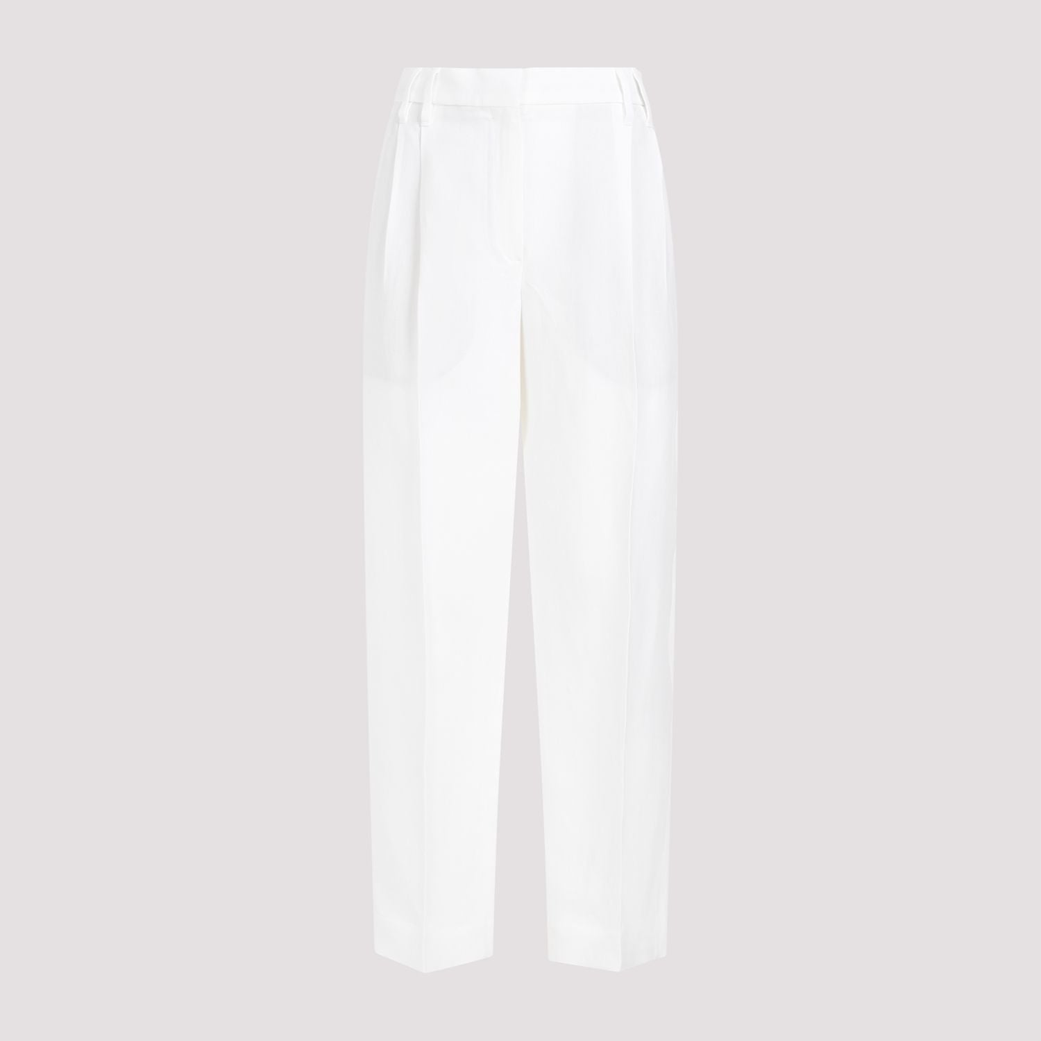 BRUNELLO CUCINELLI Slouchy Trousers in Fluid Twill for Women