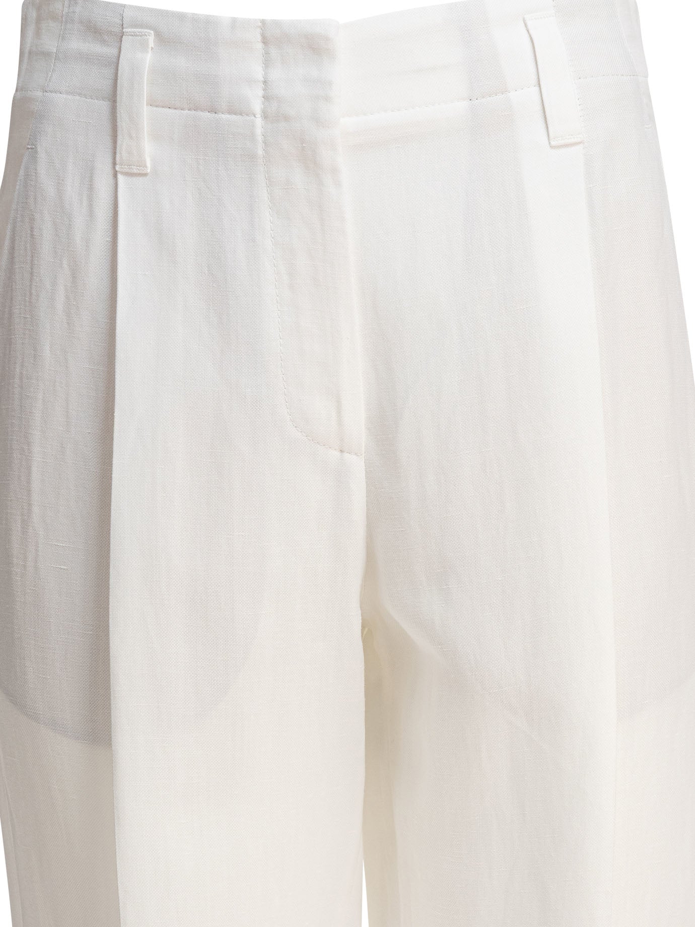 BRUNELLO CUCINELLI Comfortable Women's Trousers for Spring Summer 25