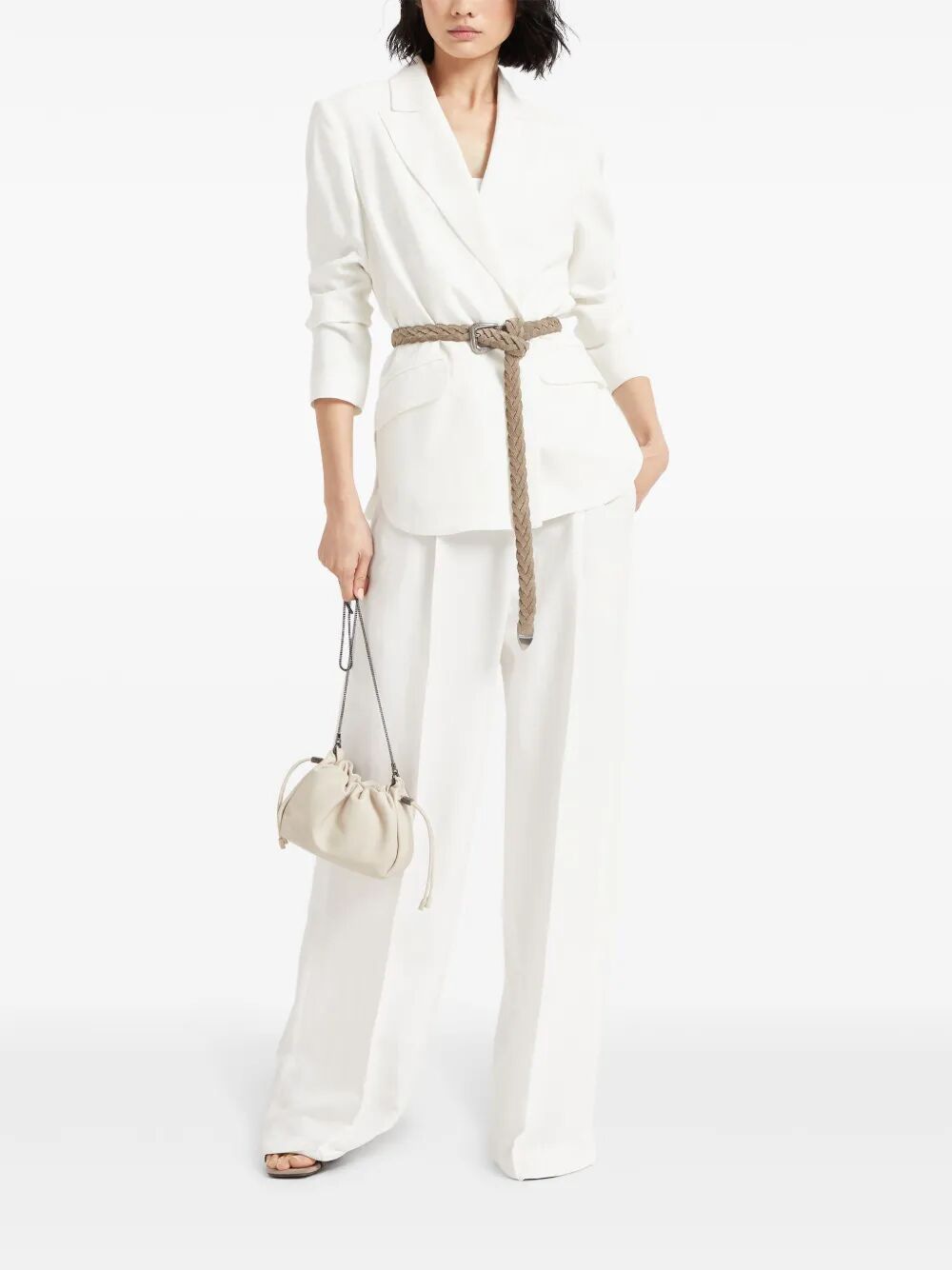 BRUNELLO CUCINELLI Wide Leg Trousers for Women - SS25 Collection