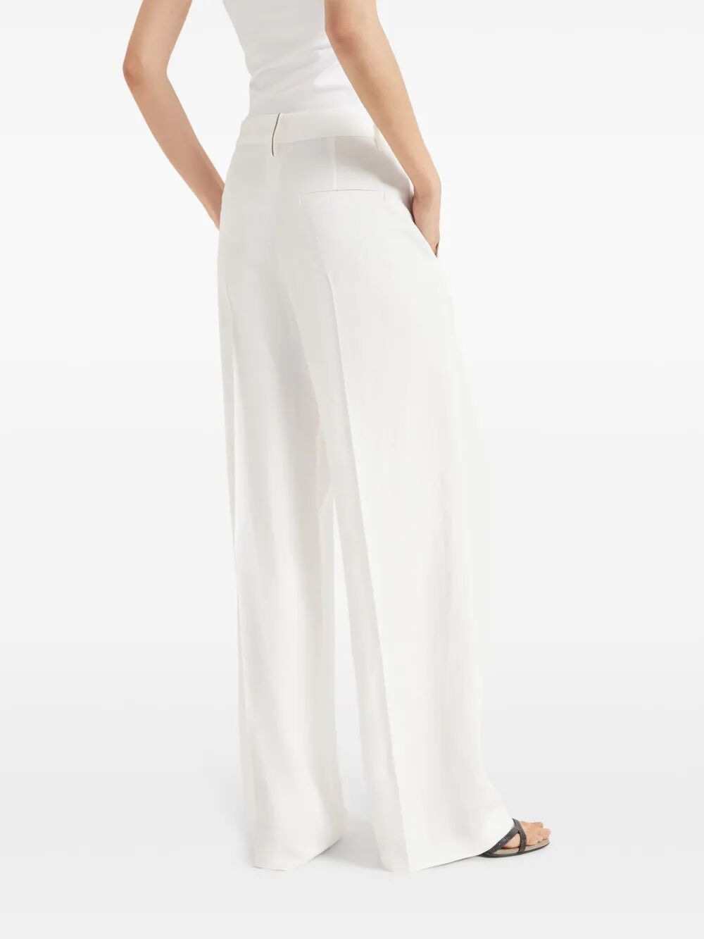 BRUNELLO CUCINELLI Wide Leg Trousers for Women - SS25 Collection