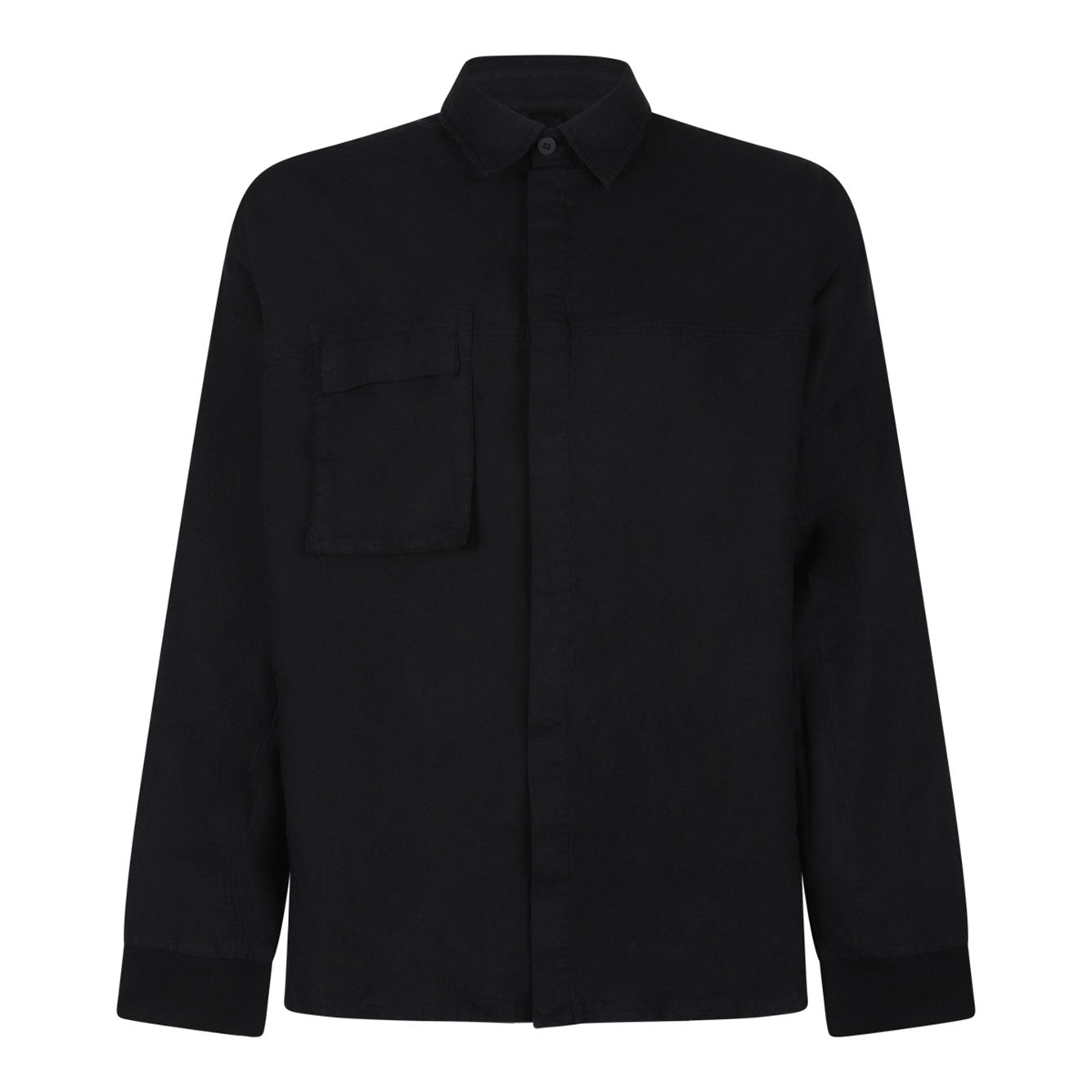 THOM KROM Linen-Cotton Blend Shirt for Men - SS25