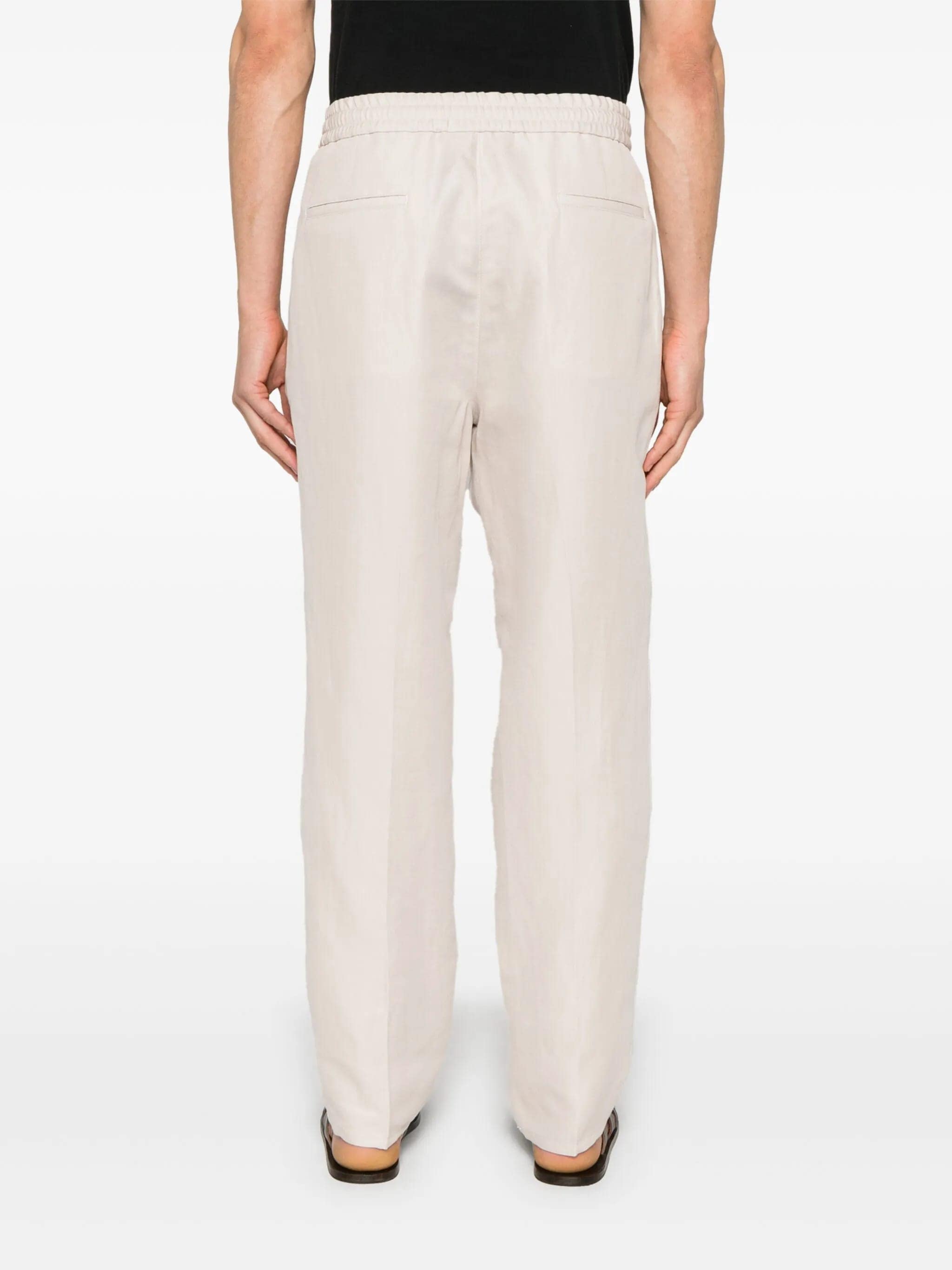 BRUNELLO CUCINELLI Straight-Leg Linen Pants