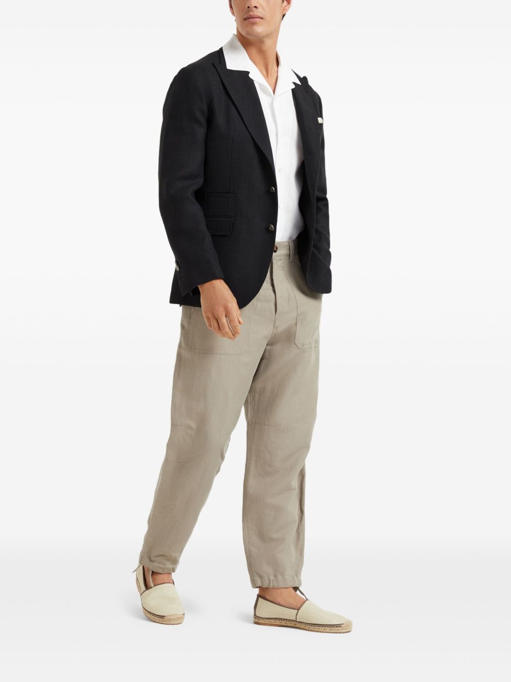 BRUNELLO CUCINELLI Relaxed Fit Trousers for Men - Spring/Summer 2025