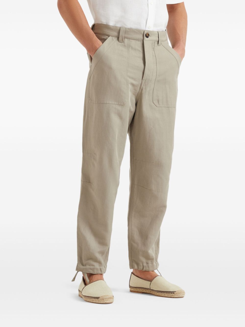 BRUNELLO CUCINELLI Relaxed Fit Trousers for Men - Spring/Summer 2025