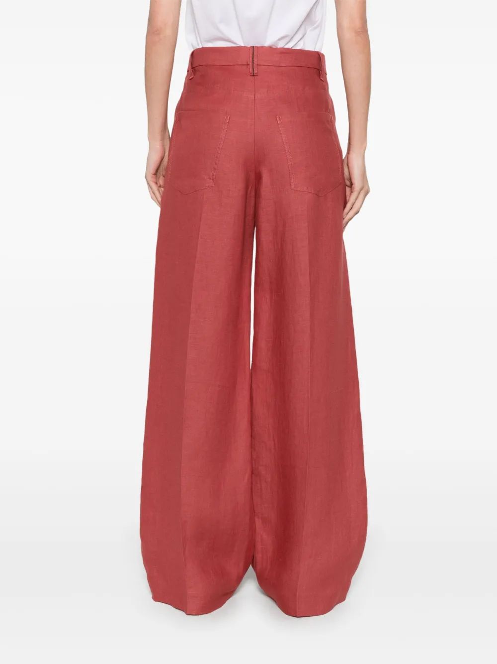 BRUNELLO CUCINELLI Elegant Women's Linen Pants for SS25