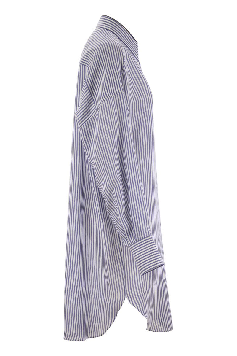 BRUNELLO CUCINELLI Striped Linen Shirt for Women - SS25 Collection
