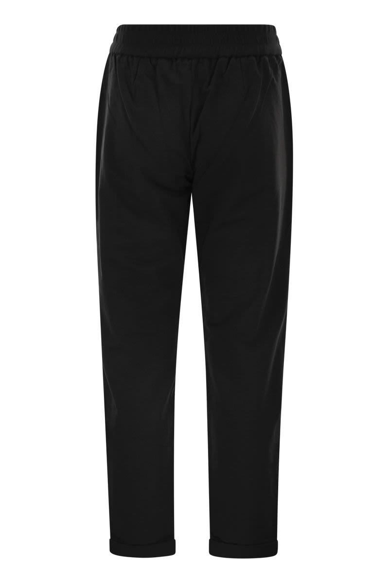 BRUNELLO CUCINELLI Lightweight Stretch Cotton Fleece Track Trousers