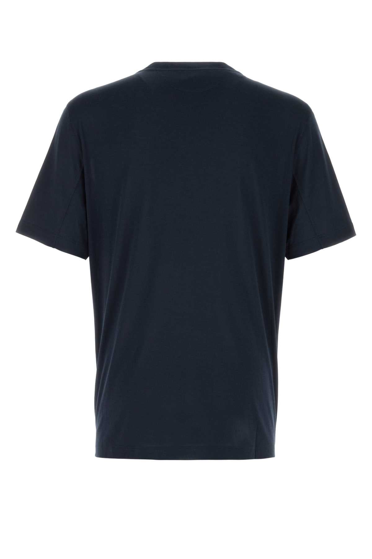 BRUNELLO CUCINELLI Silk Blend T-Shirt for Men - Fall/Winter 2025