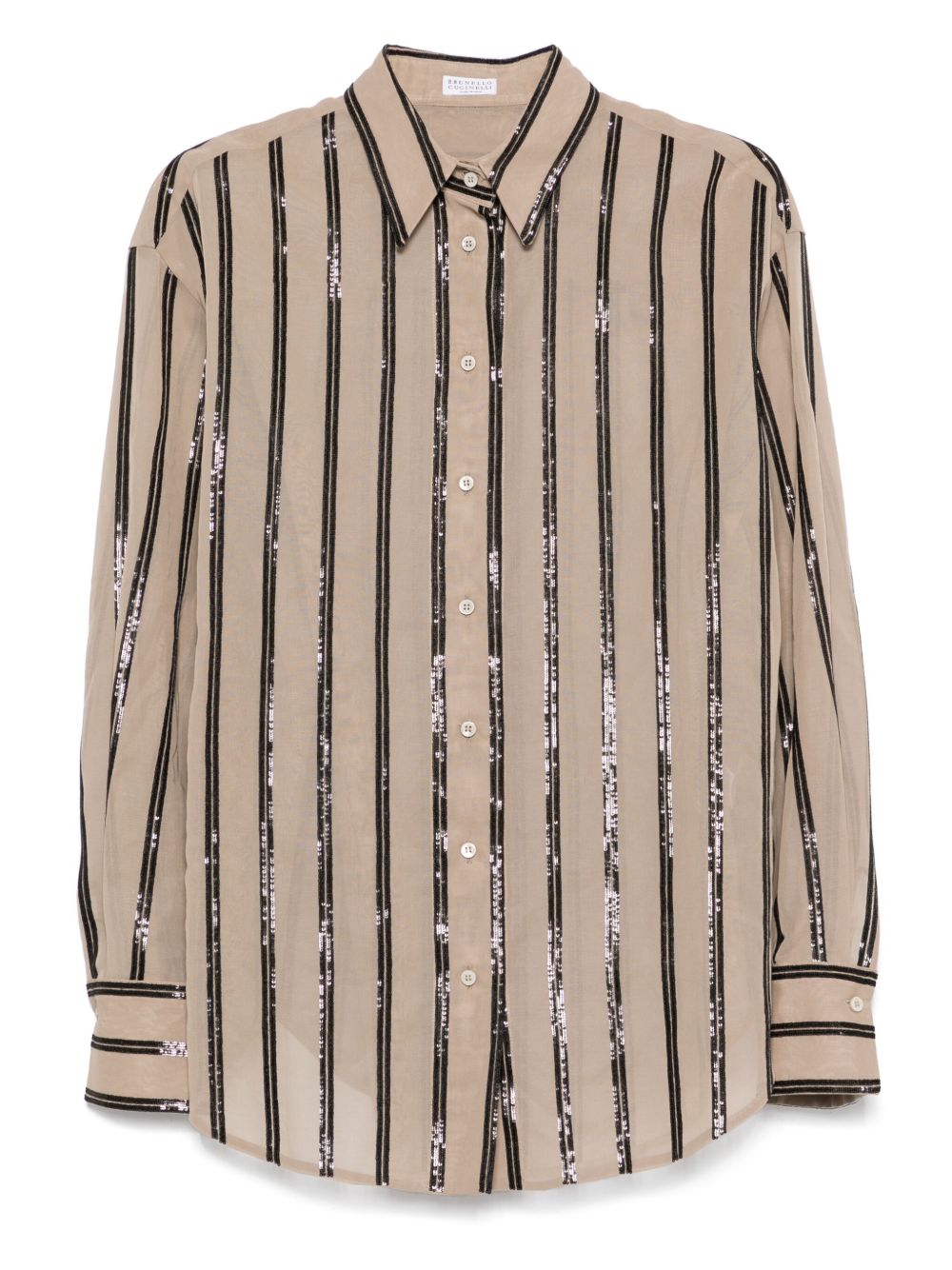 BRUNELLO CUCINELLI Striped Cotton Shirt for Women