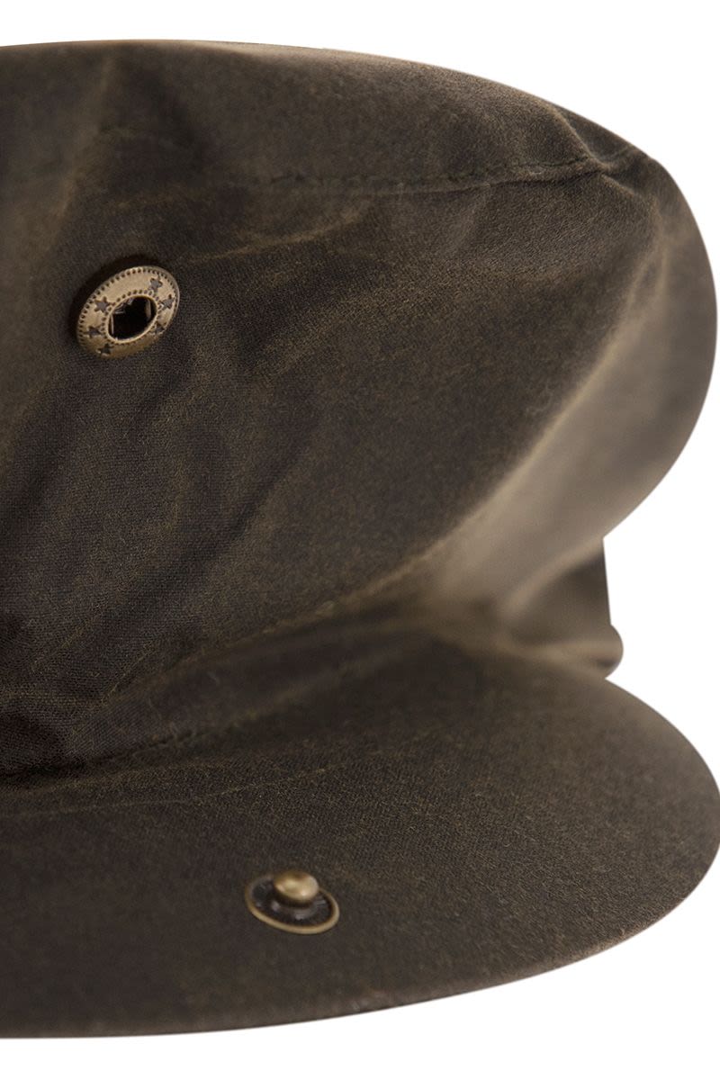 BARBOUR Waxed Cotton Beret - Men's Accessory