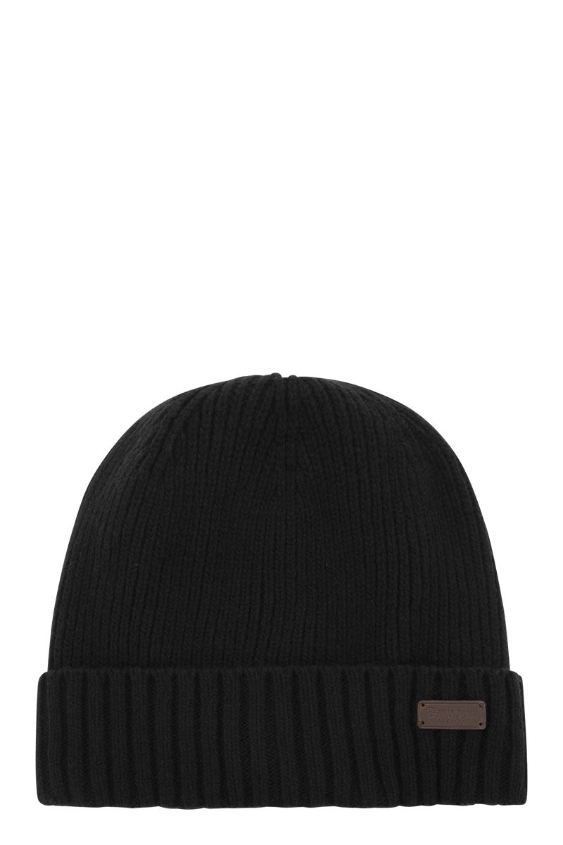 BARBOUR Wool Blend Knit Cap