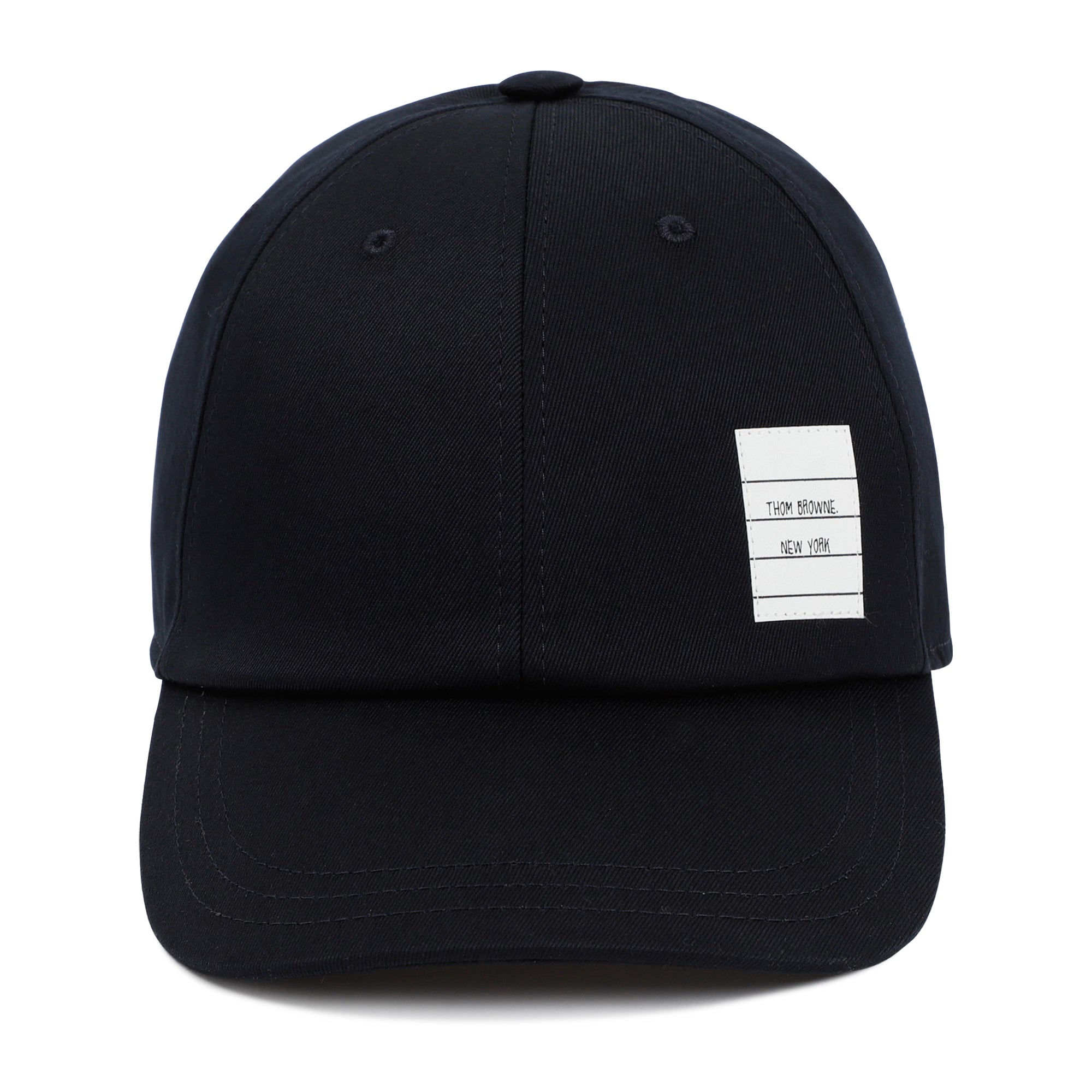 THOM BROWNE Cotton Baseball Cap for Men