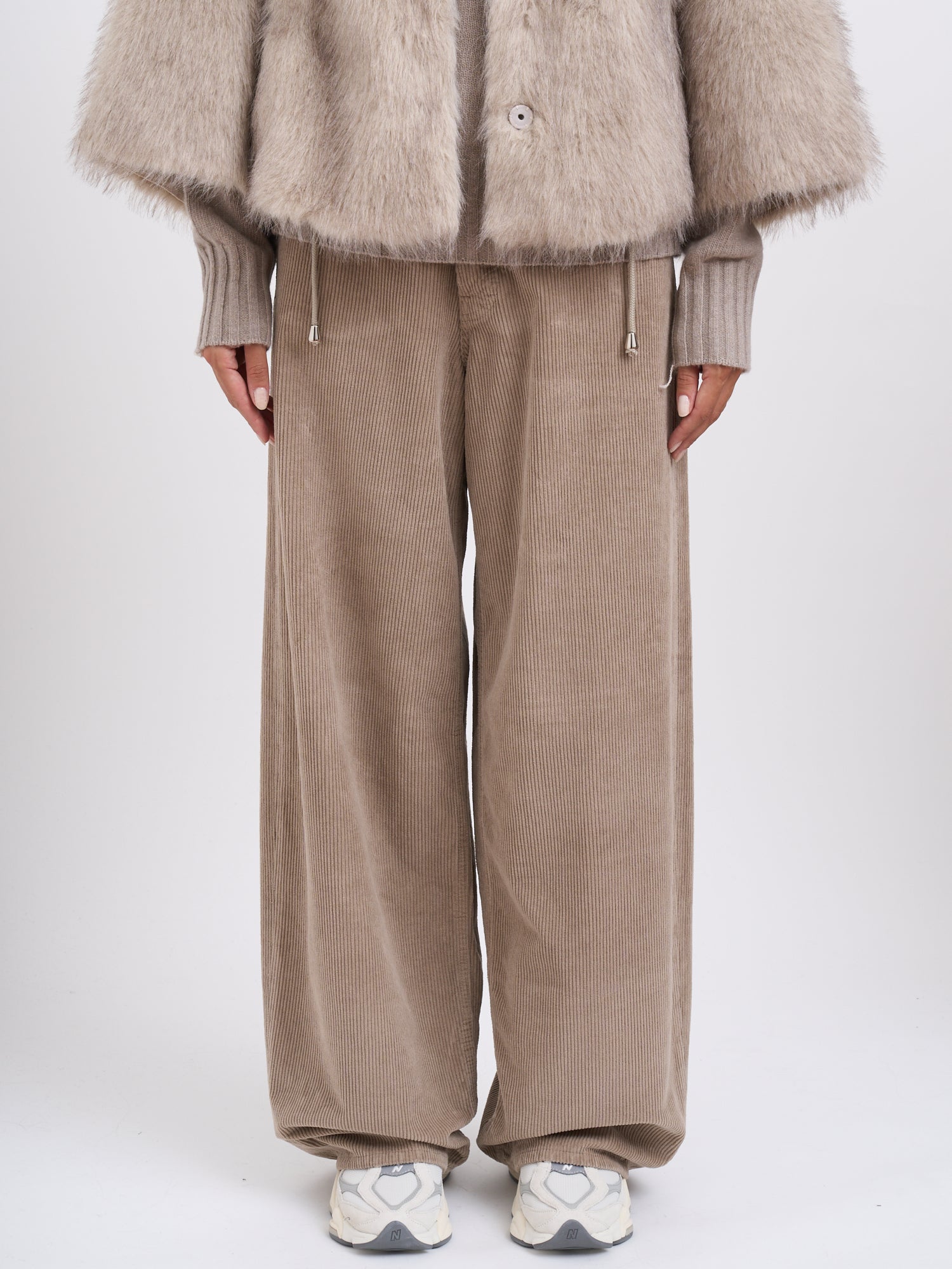 HAIKURE Wide Leg Velvet Pants - Size 25