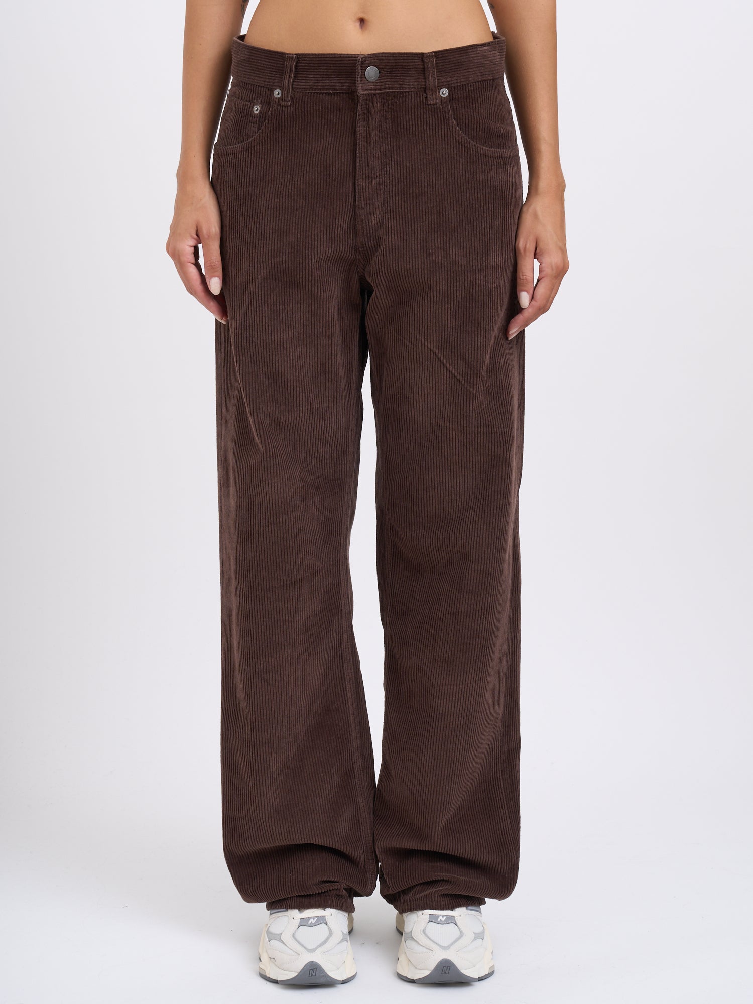 HAIKURE Wide Leg Velvet Trousers in Size 25