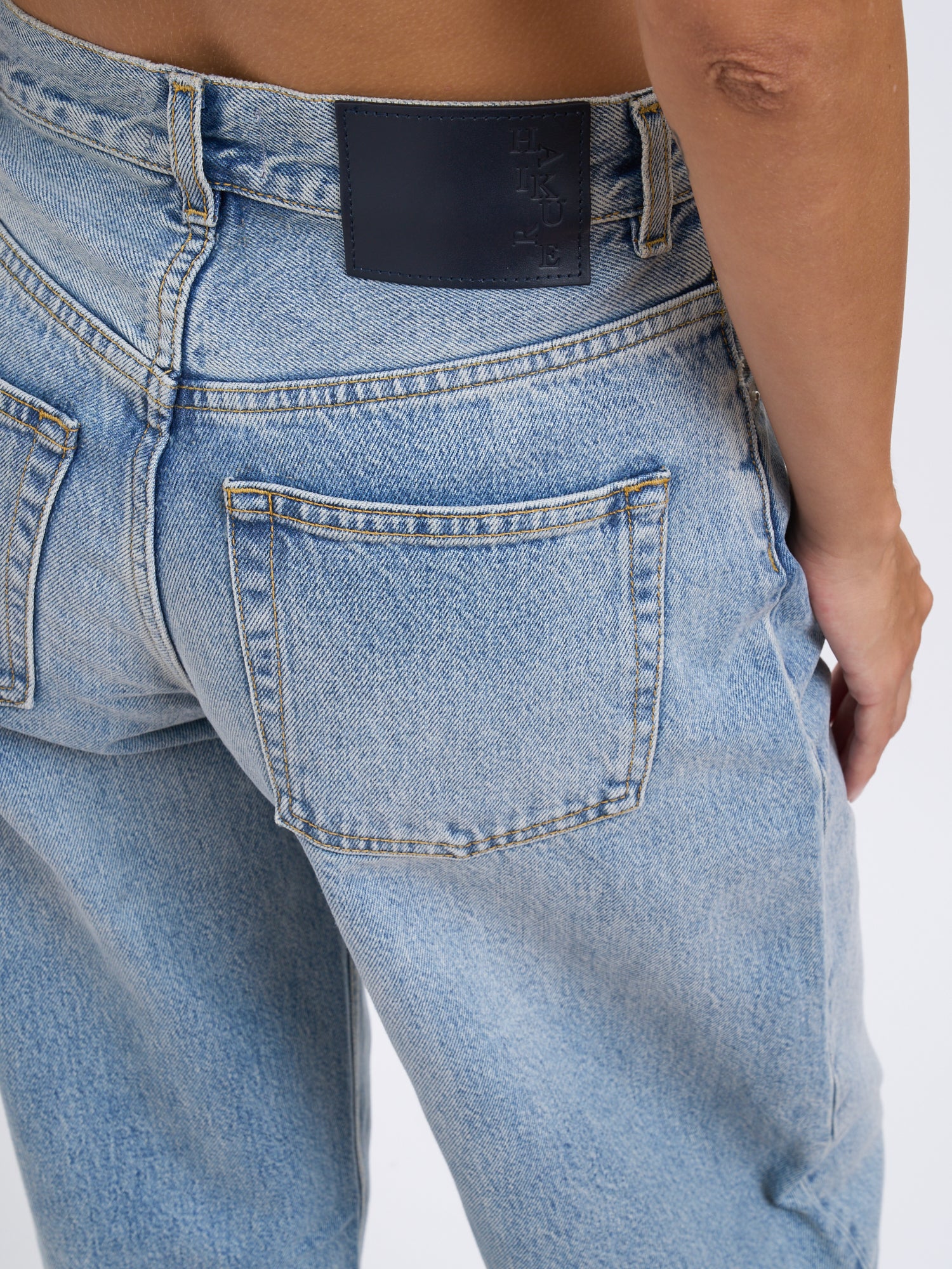 HAIKURE Authentic Wash Wide Leg Trousers - Size 25