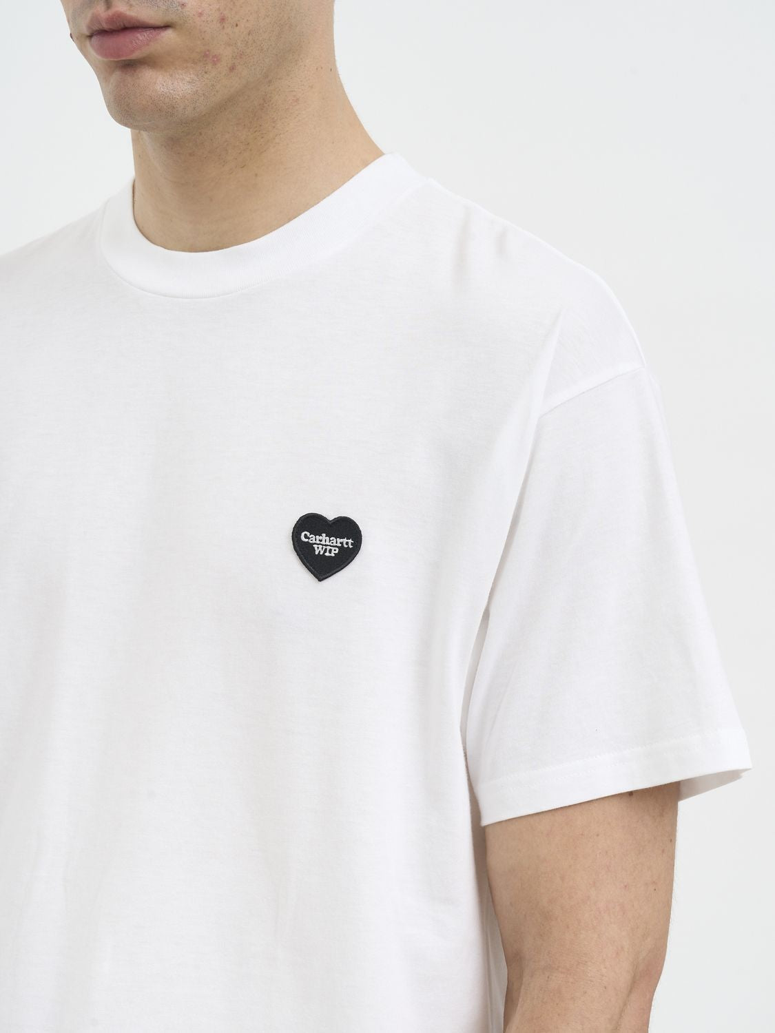CARHARTT WIP Heart II Cotton T-Shirt - Regular Fit, Size M