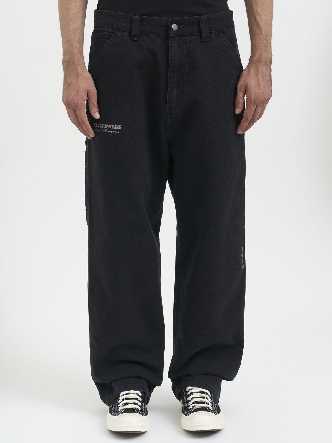 CARHARTT WIP OG Single Knee Graphic Pants - Loose Straight Fit for Men