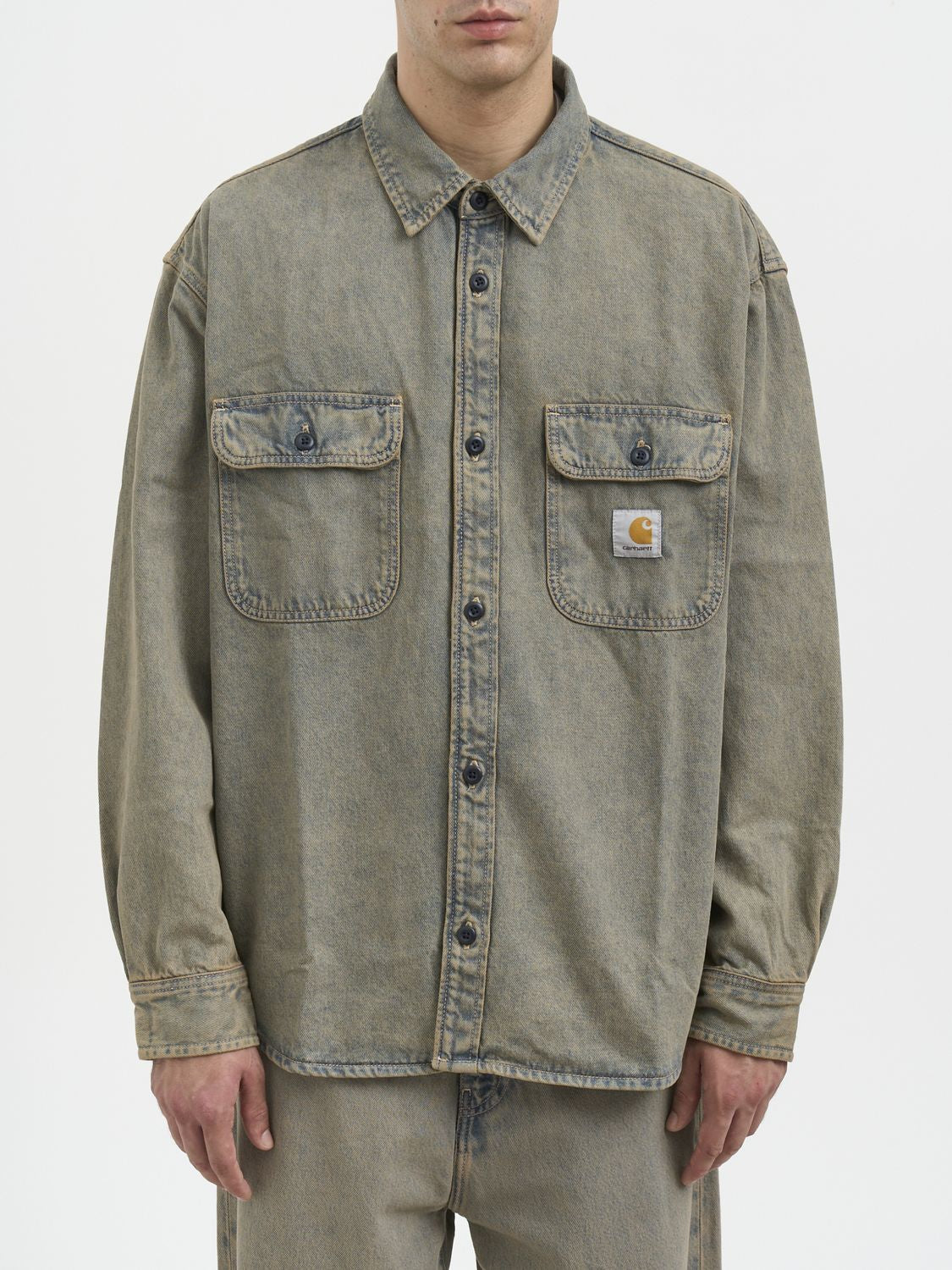 CARHARTT WIP Men's Denim Smithtown Tigan Shirt