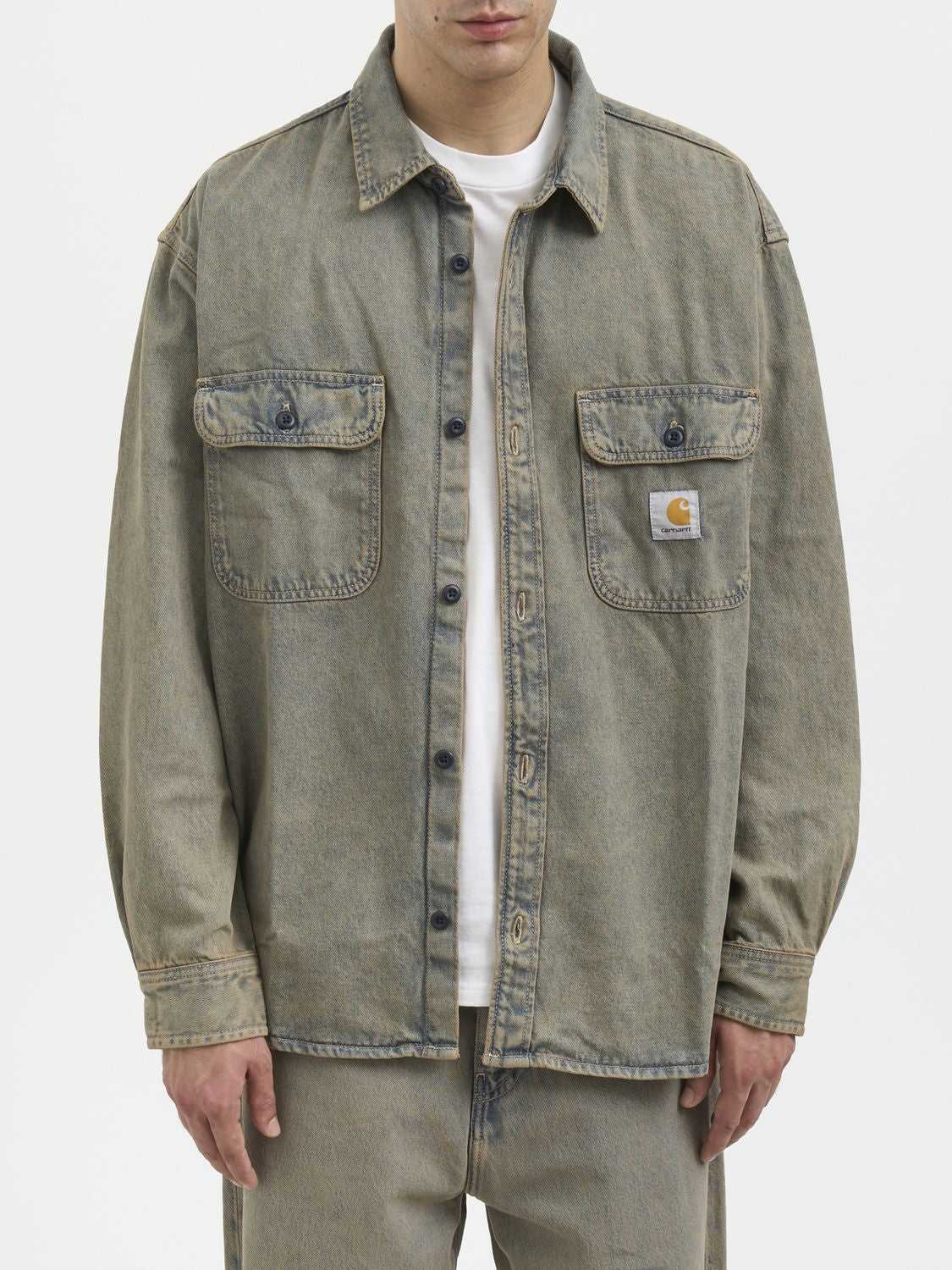 CARHARTT WIP Men's Denim Smithtown Tigan Shirt