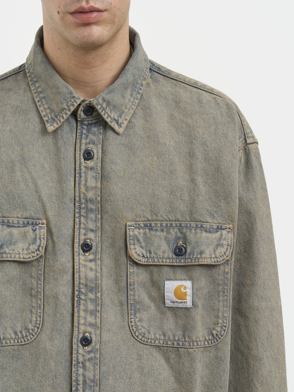 CARHARTT WIP Men's Denim Smithtown Tigan Shirt
