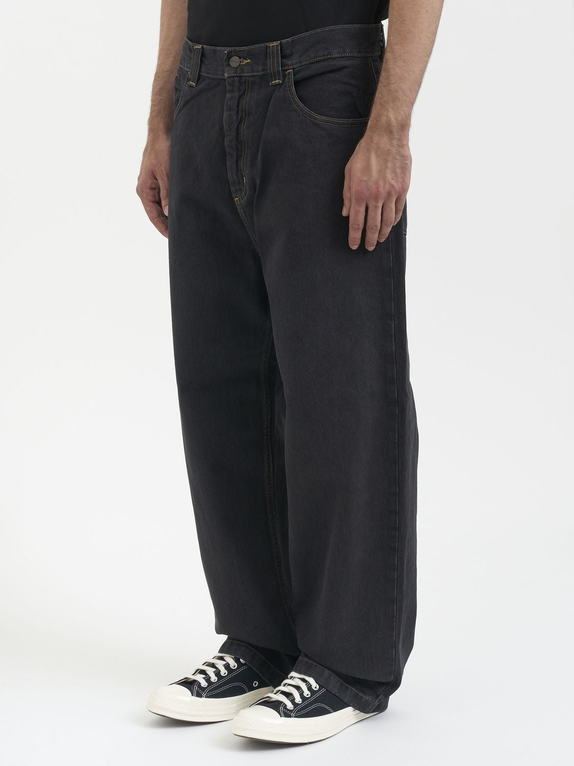 CARHARTT WIP Loose Straight Fit Trousers - Minimalist Style for Men