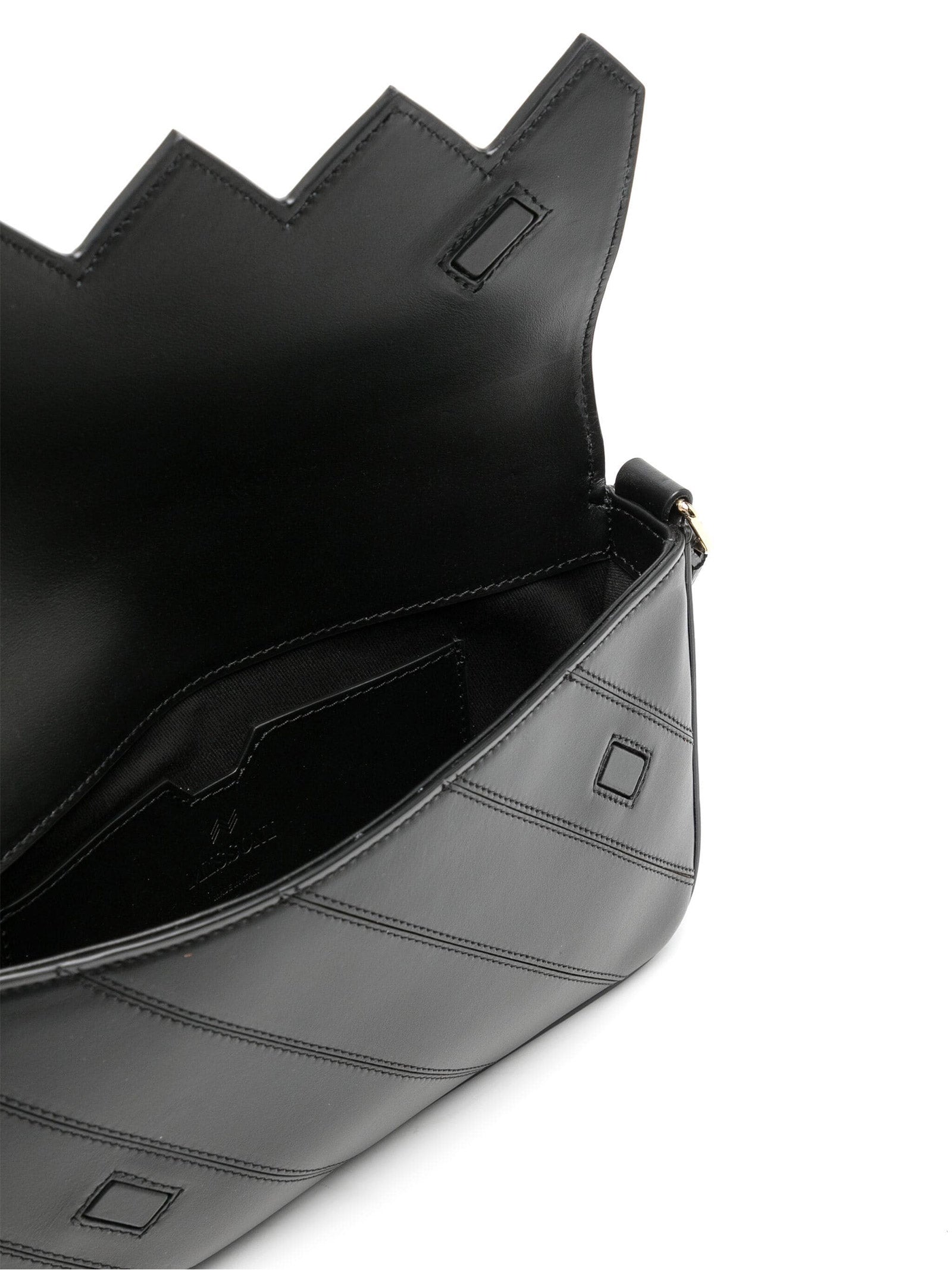 MISSONI Mini Flap Wave Leather Shoulder Handbag