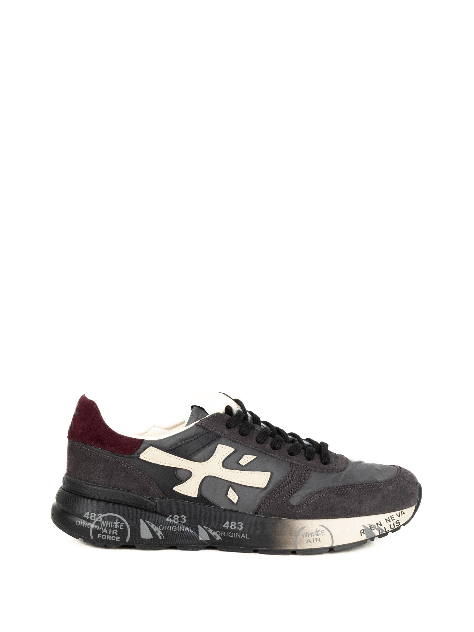 PREMIATA Ergonomic Sneaker with Side Logo - 4.5 cm Sole Height