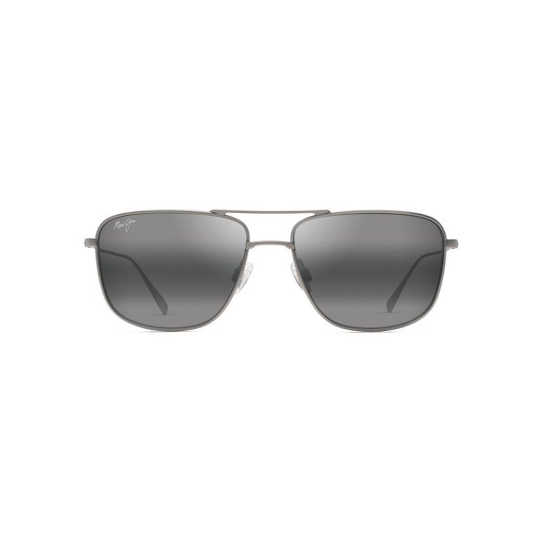 MAUI JIM Mikioi Mini Matte Titanium Sunglasses for Men
