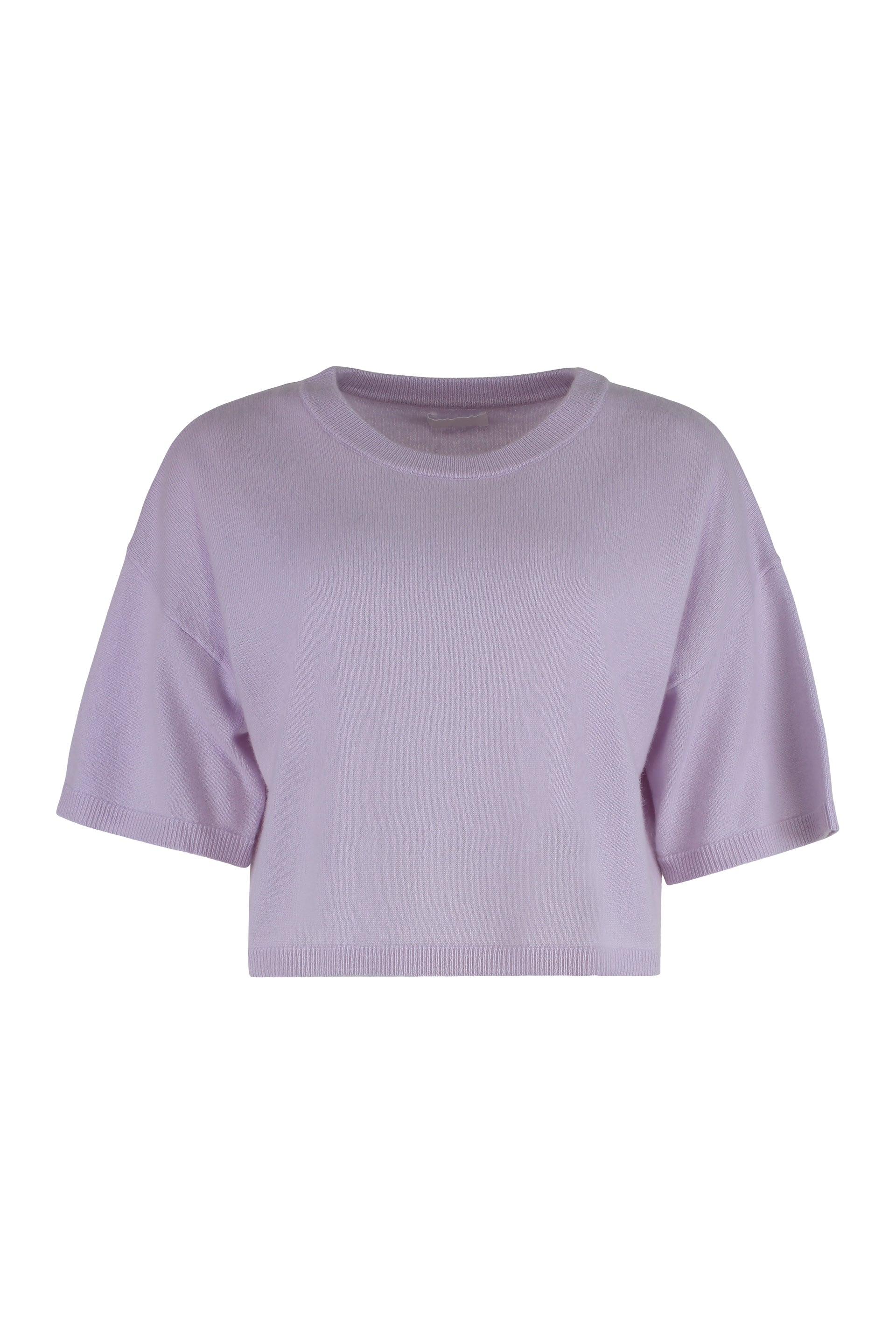 SABLYN Cropped Short Sleeve Cashmere Sweater