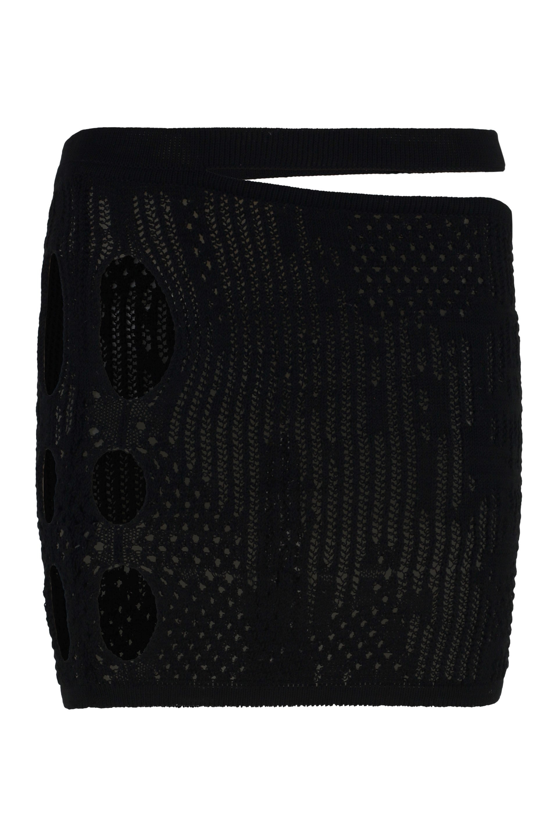 ROBERTA EINER Chic Cut-Out Detail Mini Skirt