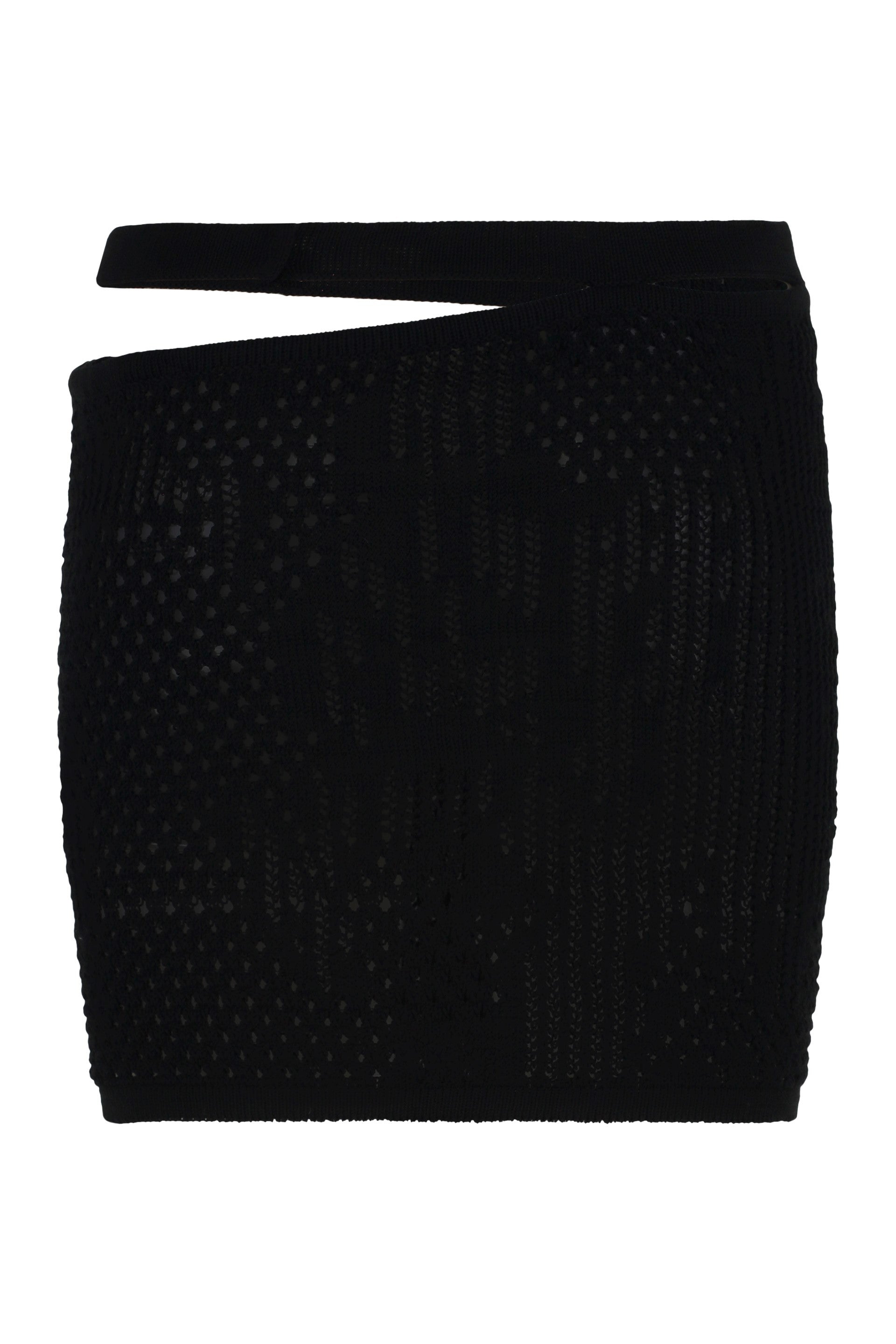 ROBERTA EINER Chic Cut-Out Detail Mini Skirt