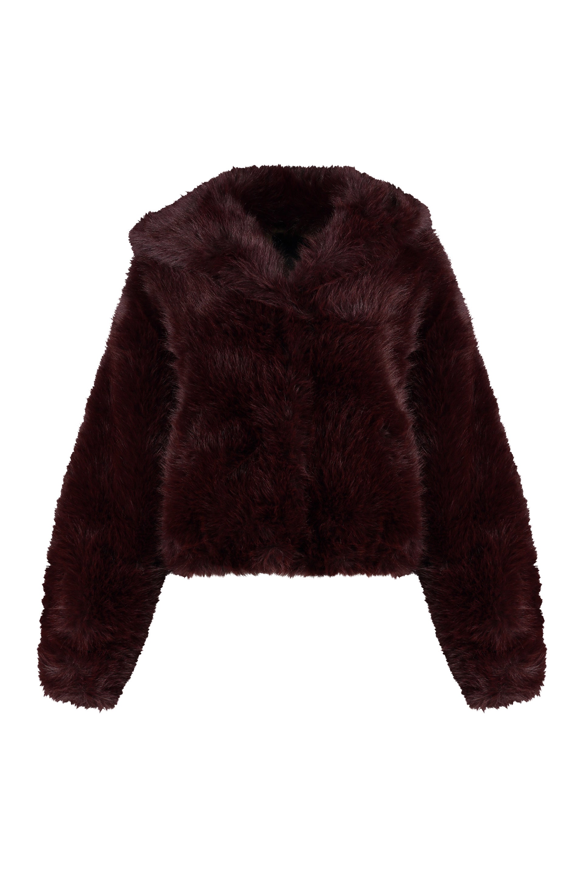 BB COUTURE Mini Faux Fur Jacket