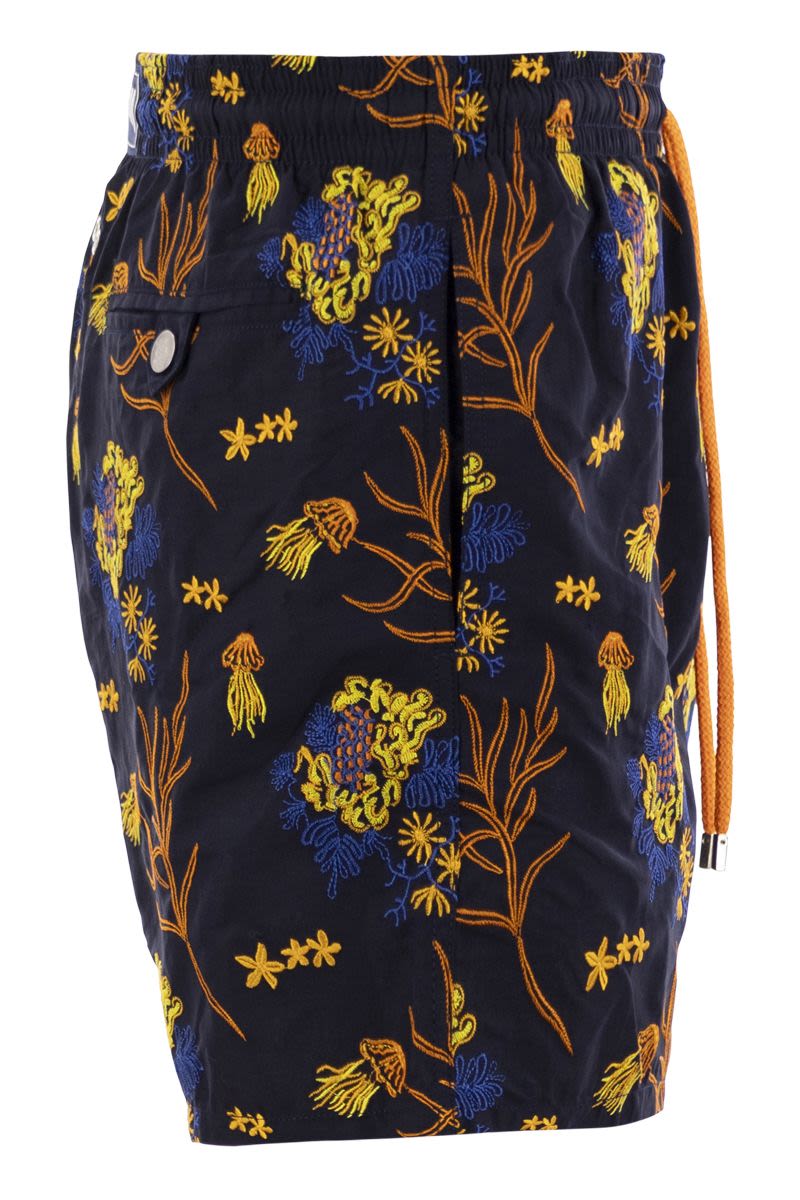 VILEBREQUIN Limited Edition Embroidered Mini Men's Swimming Shorts