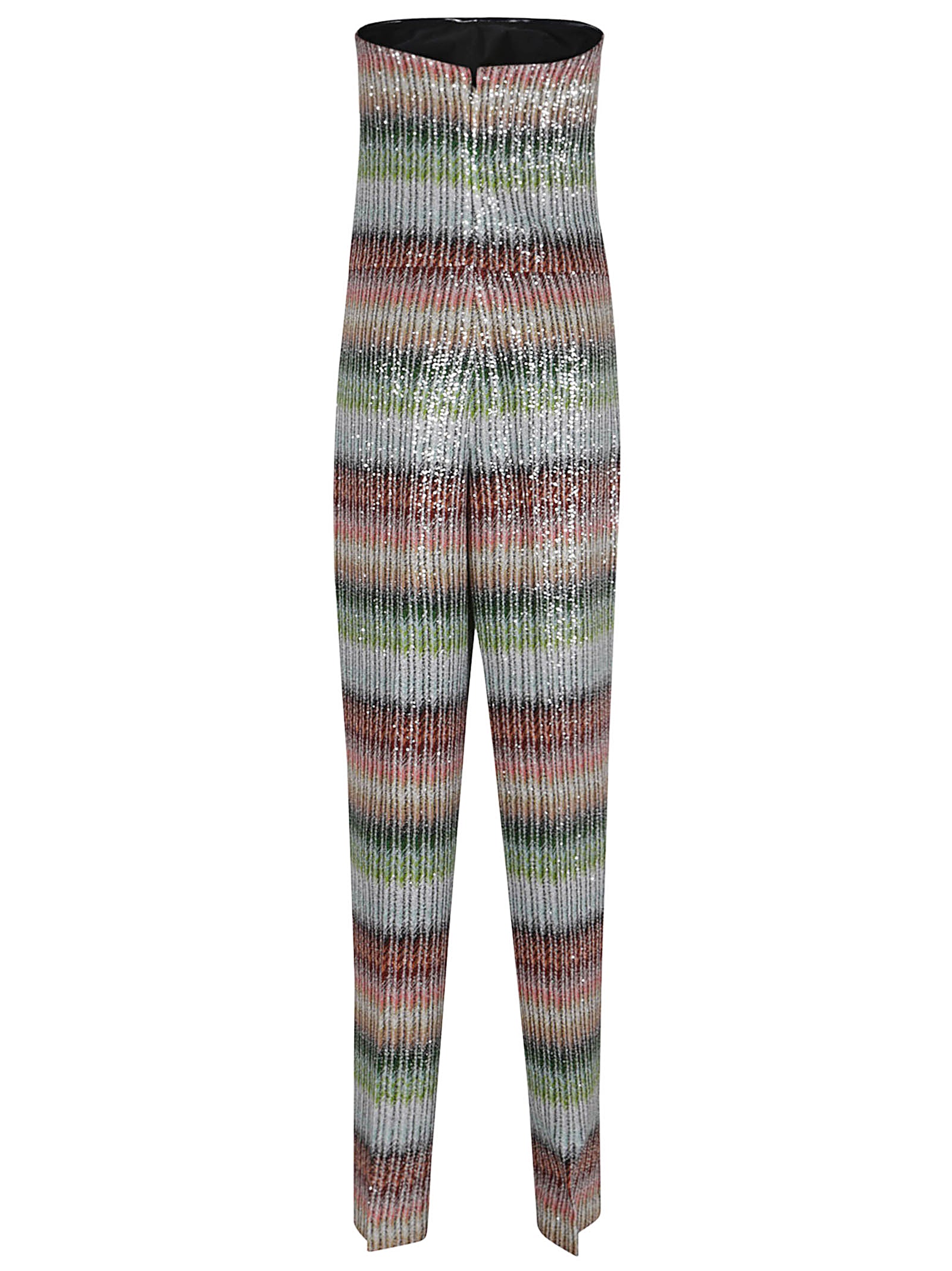 MISSONI Artisanal Mini Dress with Square Neckline and Pockets