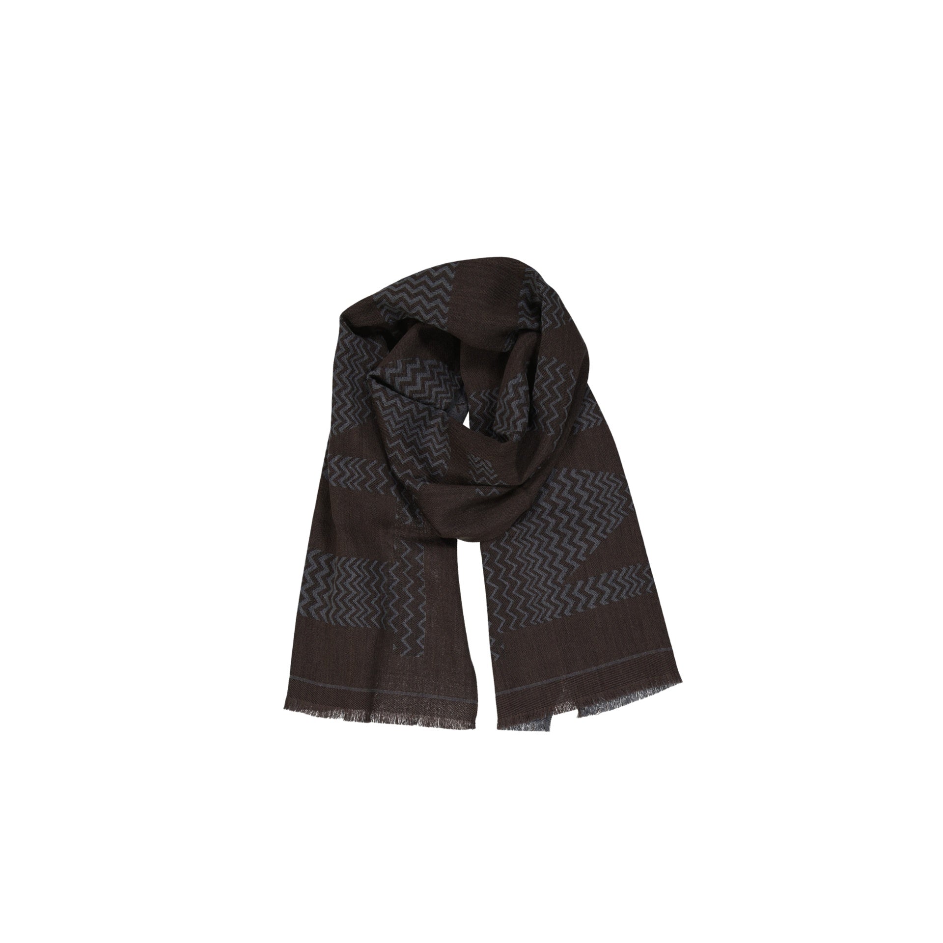 MISSONI Wool Scarf with Luxurious Fringe Finish - 40 x 180 cm