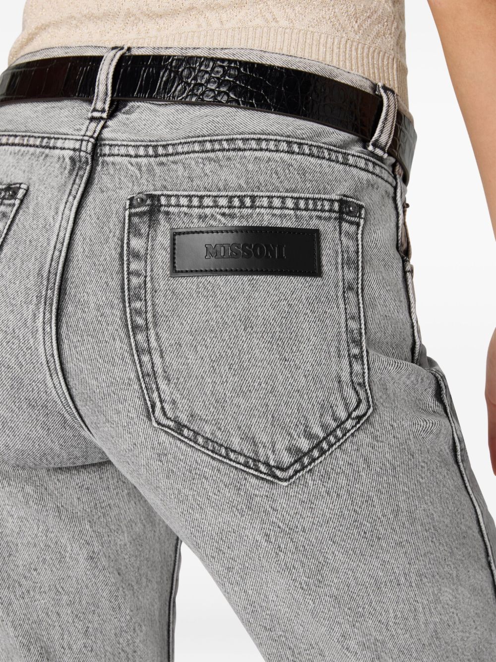 MISSONI Mid-Rise Five-Pocket Mini Jeans for Women