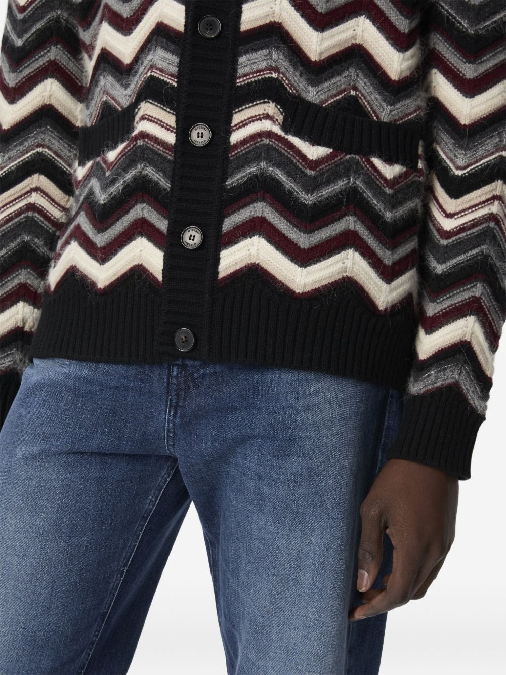 MISSONI Zigzag Pattern Multicolour Cardigan