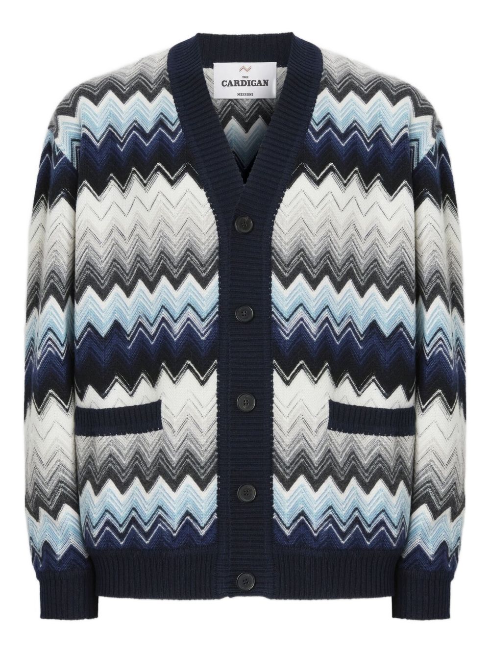 MISSONI Fitted V-Neck Cardigan for Men - FW25