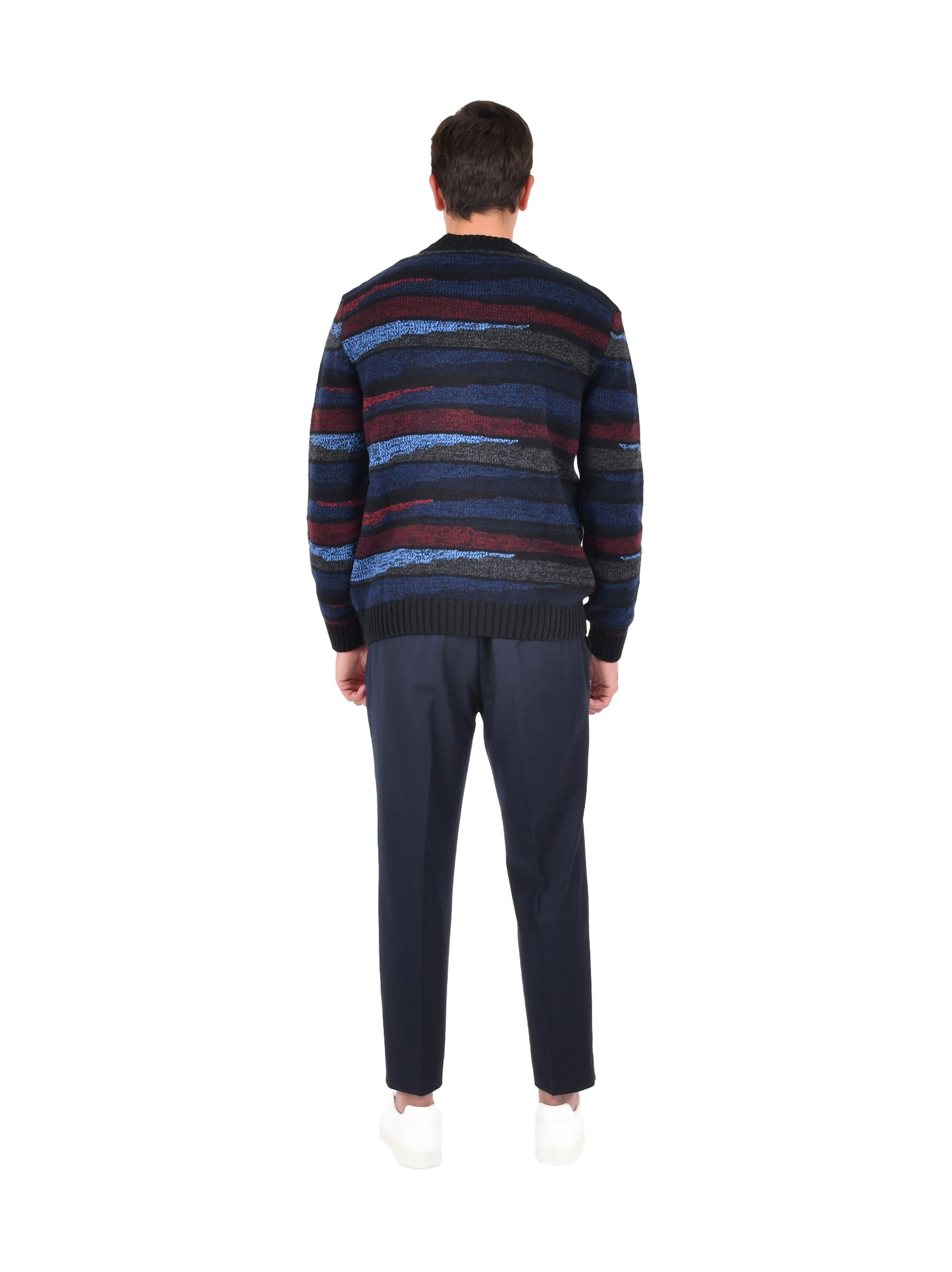MISSONI V-Neck Wool Cardigan for Men - FW25