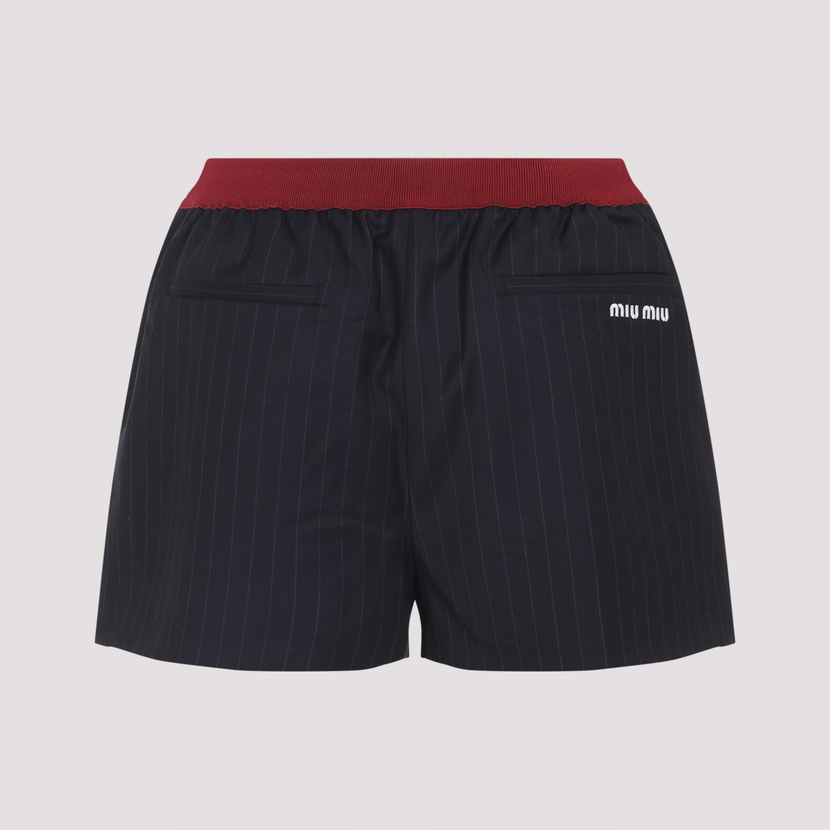 MIU MIU Chic Virgin Wool Bermudas for Women - Fall/Winter 25/26