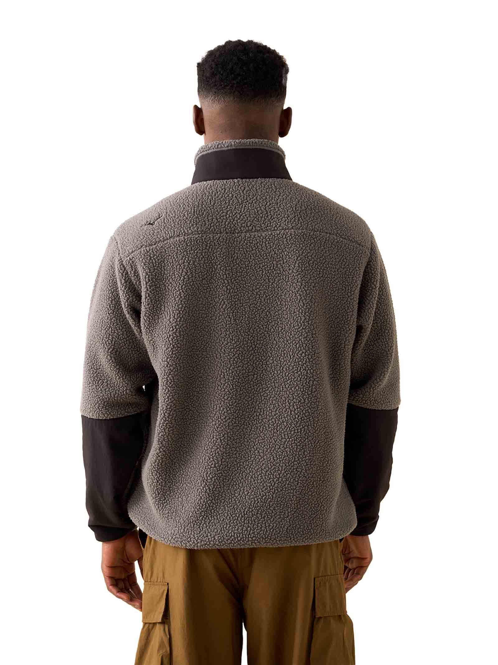 MIZUNO Men's Fleece Jacket with Nylon Details