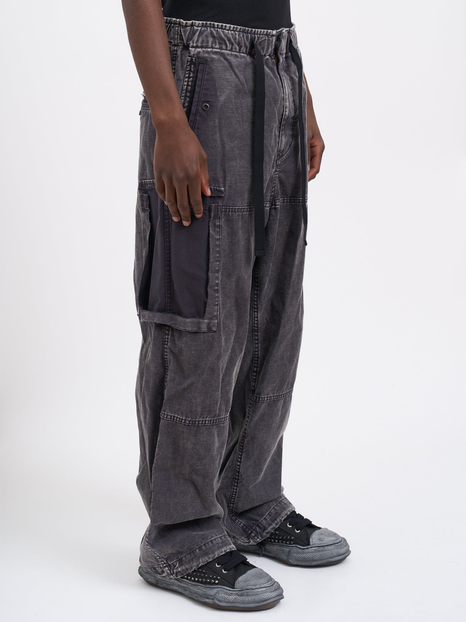 MAISON MIHARA YASUHIRO Wide Leg Cargo Pants - Size 48