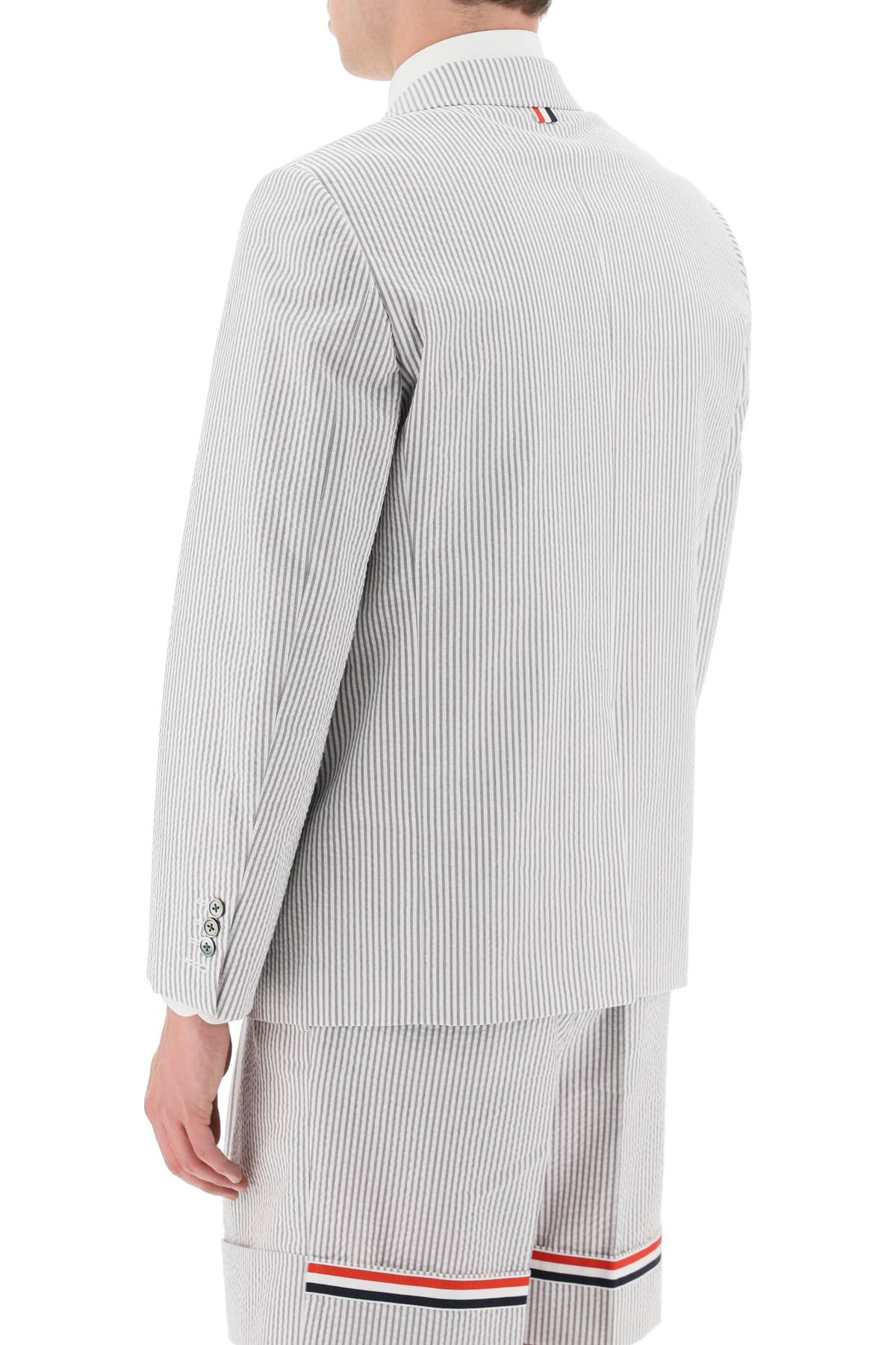 THOM BROWNE Seersucker Blazer for Men
